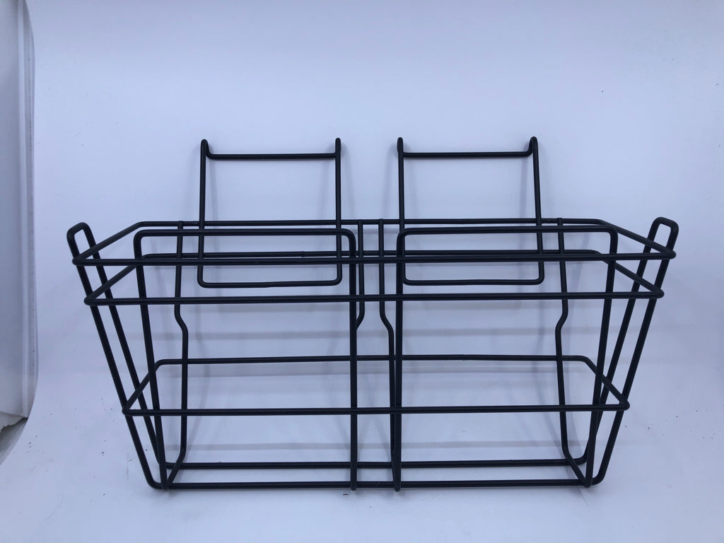 BLACK METAL POCKET/ORGANIZER.