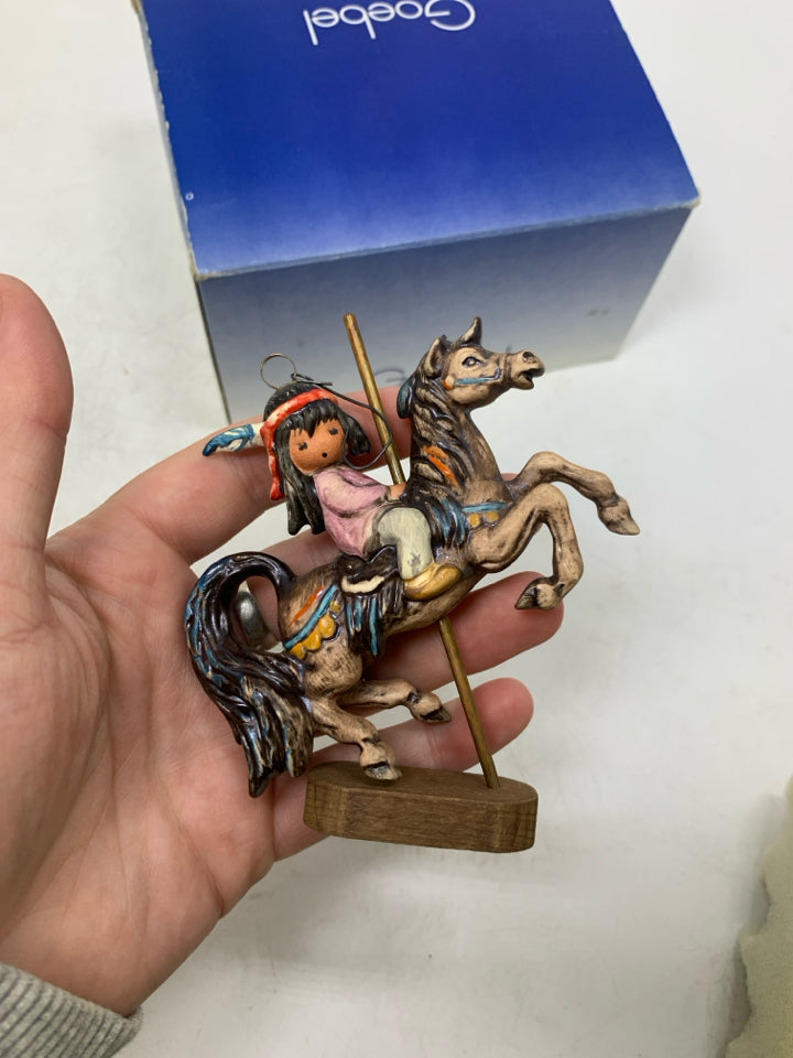 GOEBEL MERRY LITTLE INDIAN W/ BOX LIMITED EDITION.