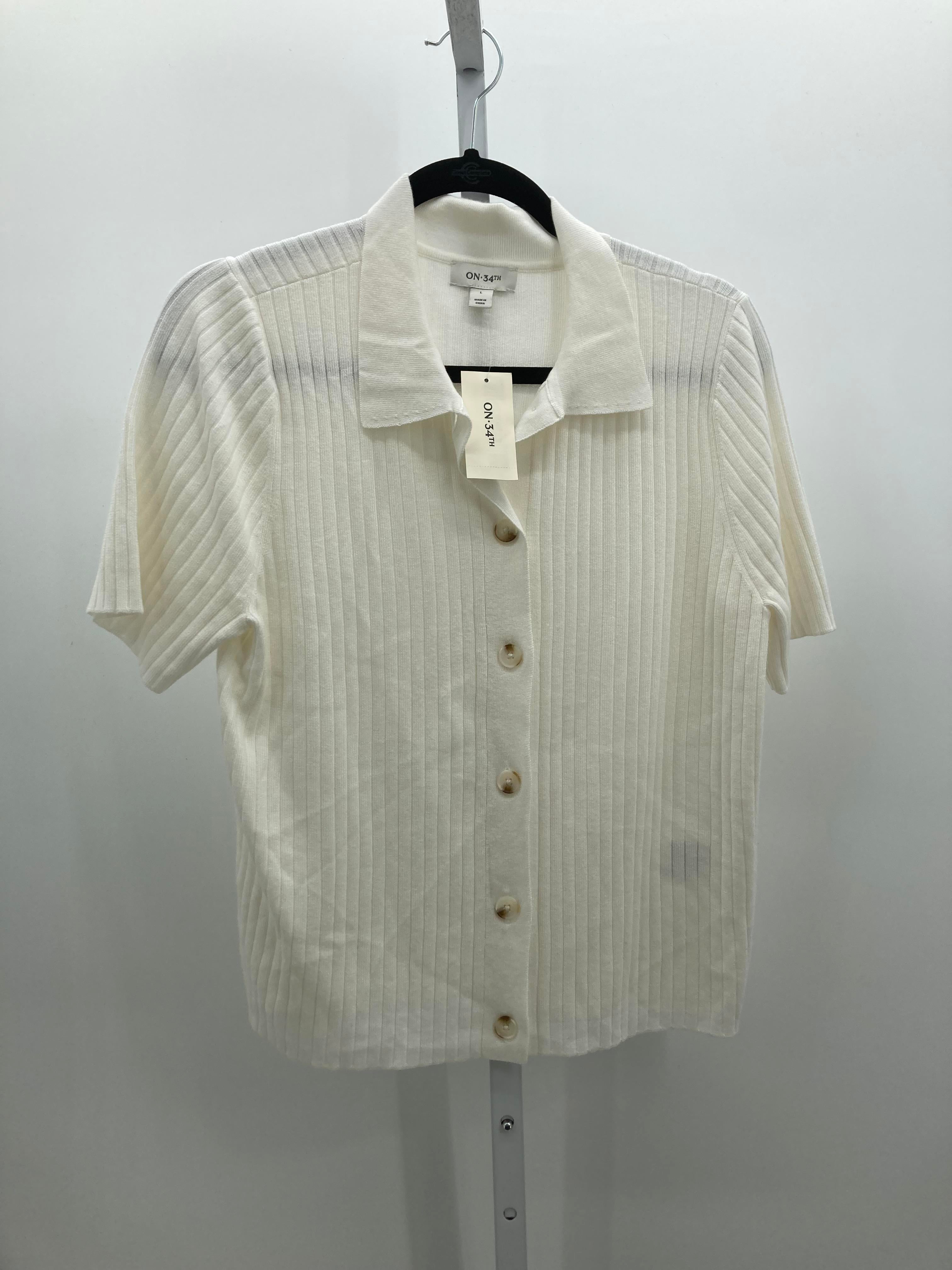 Size Large Misses Short Slv Sweater