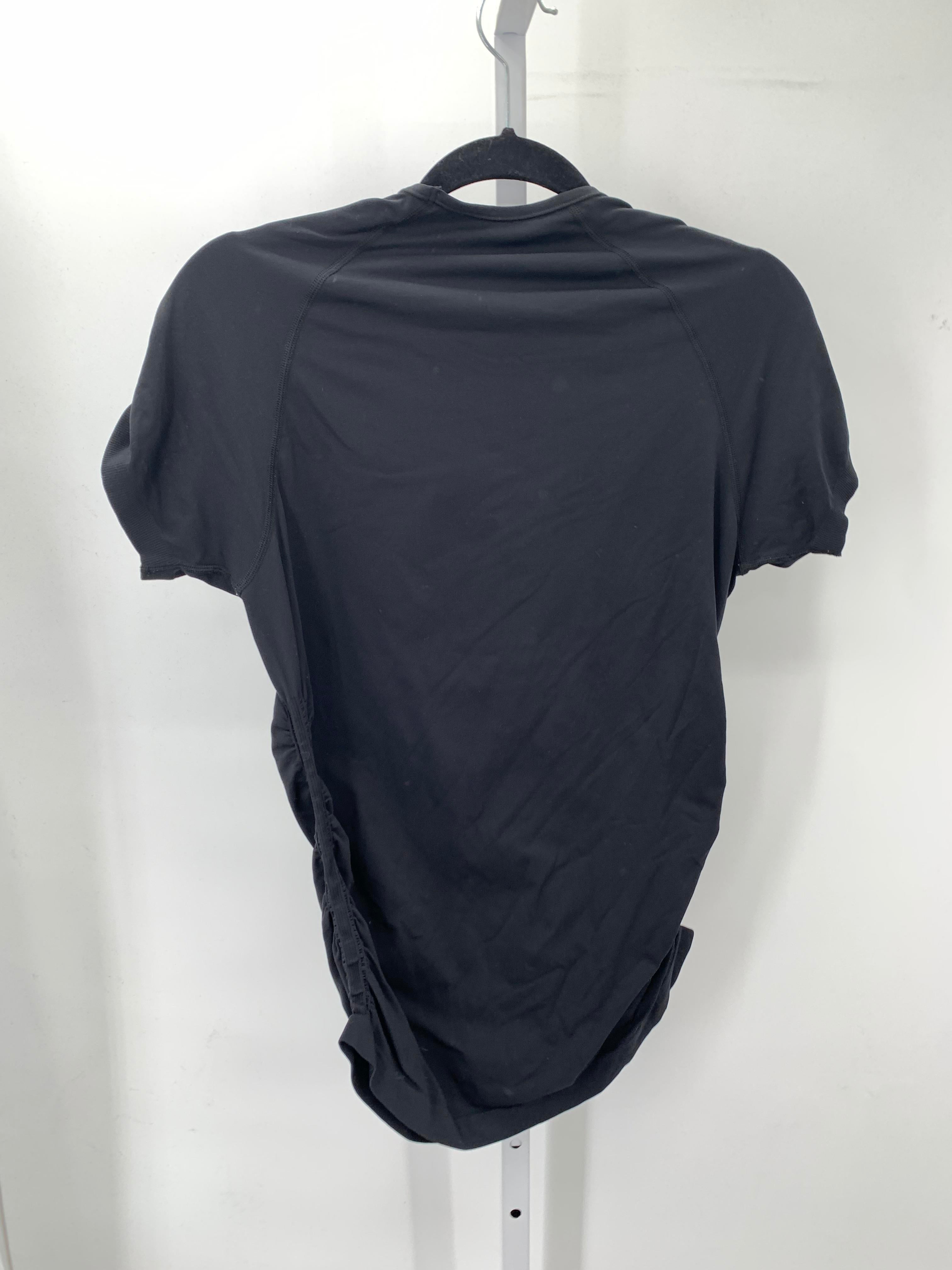 BE Maternity Black Size Small Maternity Short Sleeve Shirt