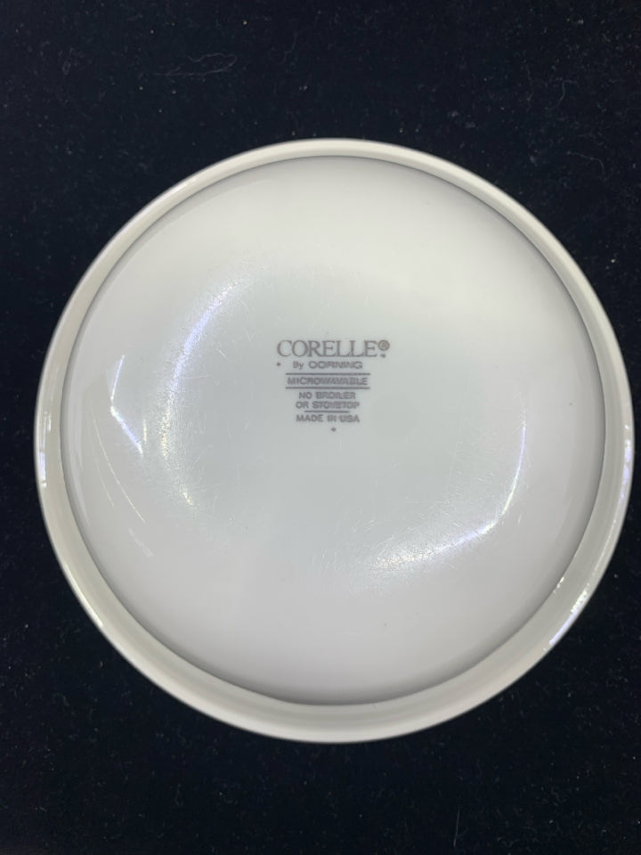 4 CORELLE BOWLS.