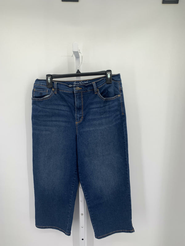 Gloria Vanderbilt Size 12 Misses Cropped Jeans