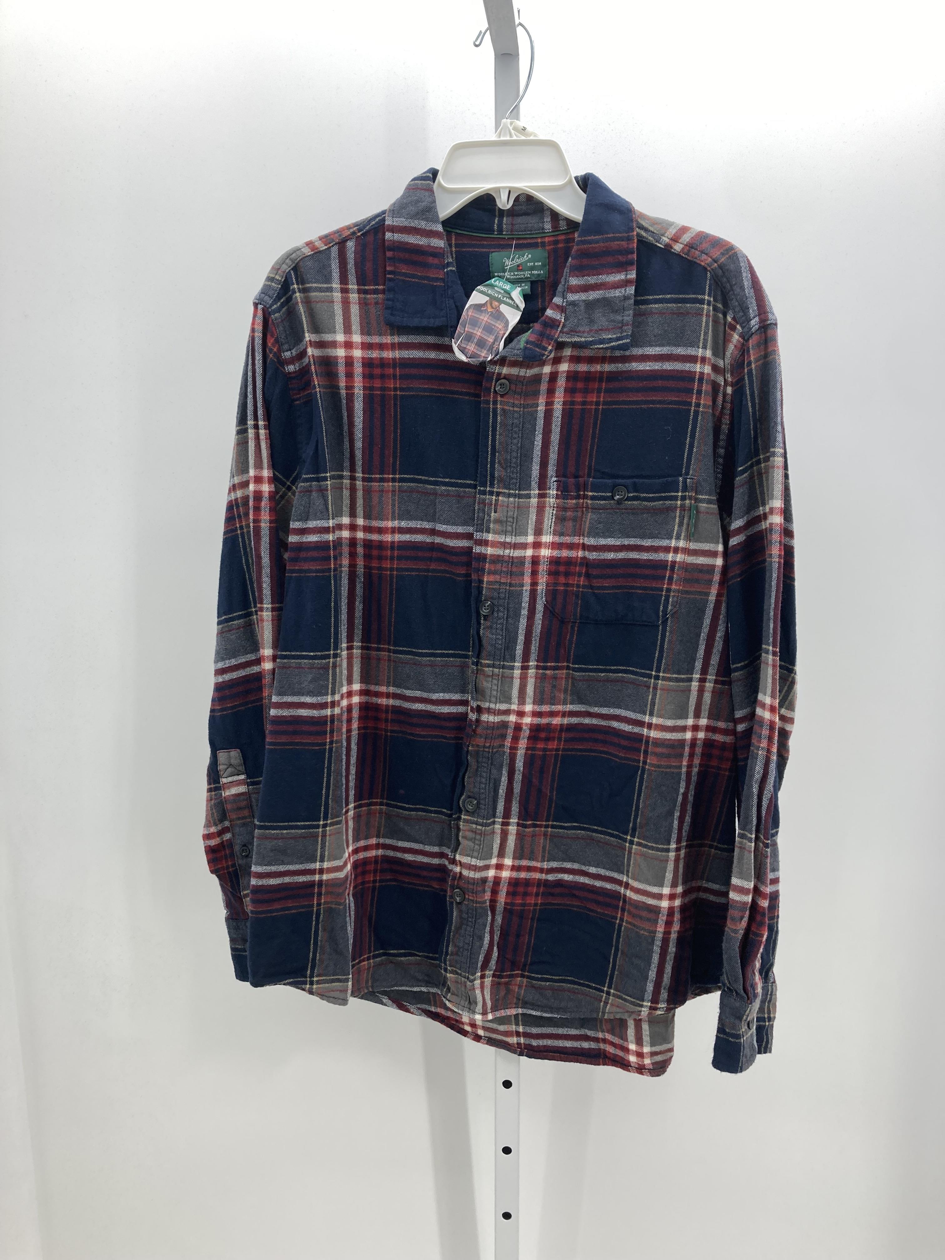 NEW PLAID BTN DOWN