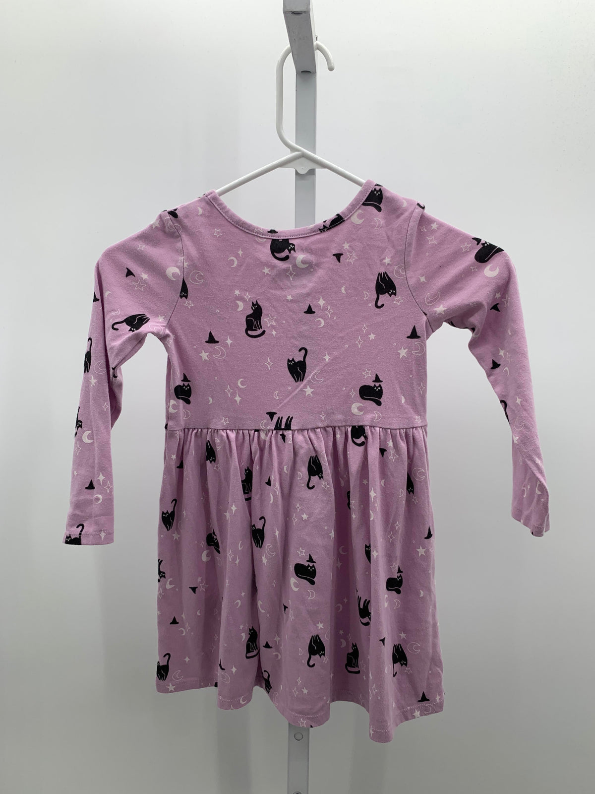 LONG SLV DRESS BLACK CATS