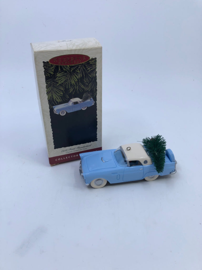 HALLMARK NIB FORD THUNDERBIRD ORNAMENT.