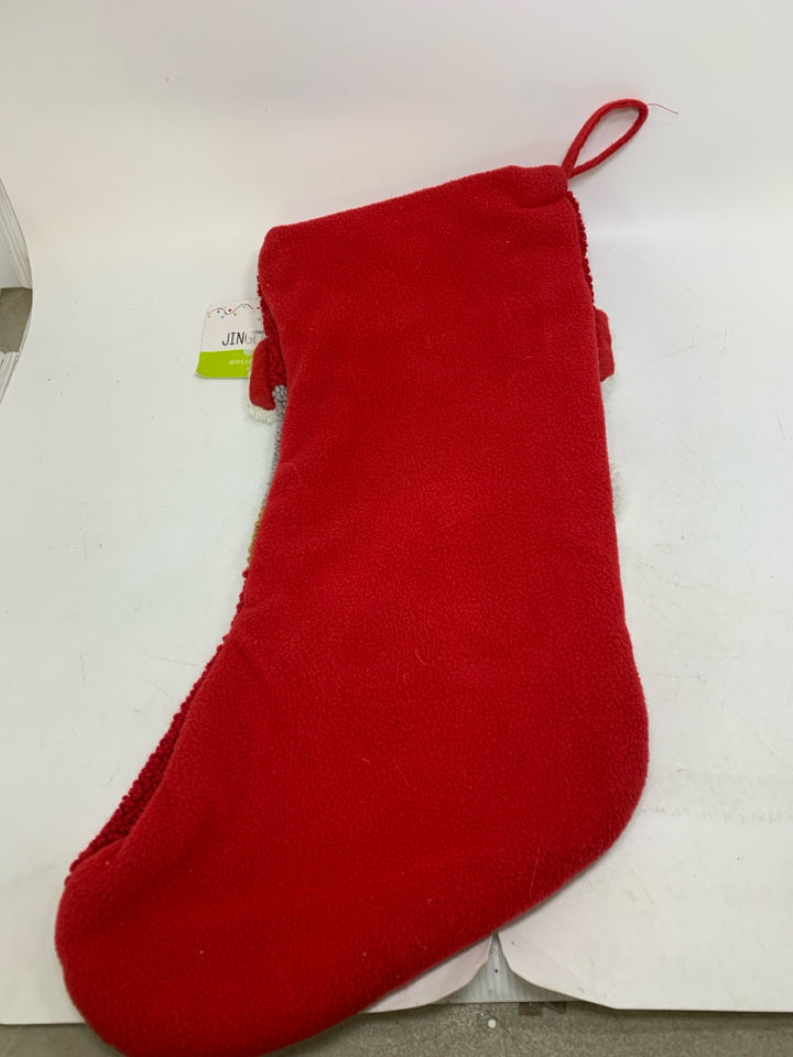 NWT SANTA STOCKING.