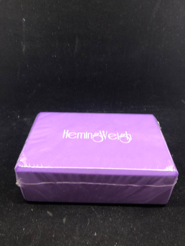 NIP PURPLE YOGA BLOCK.