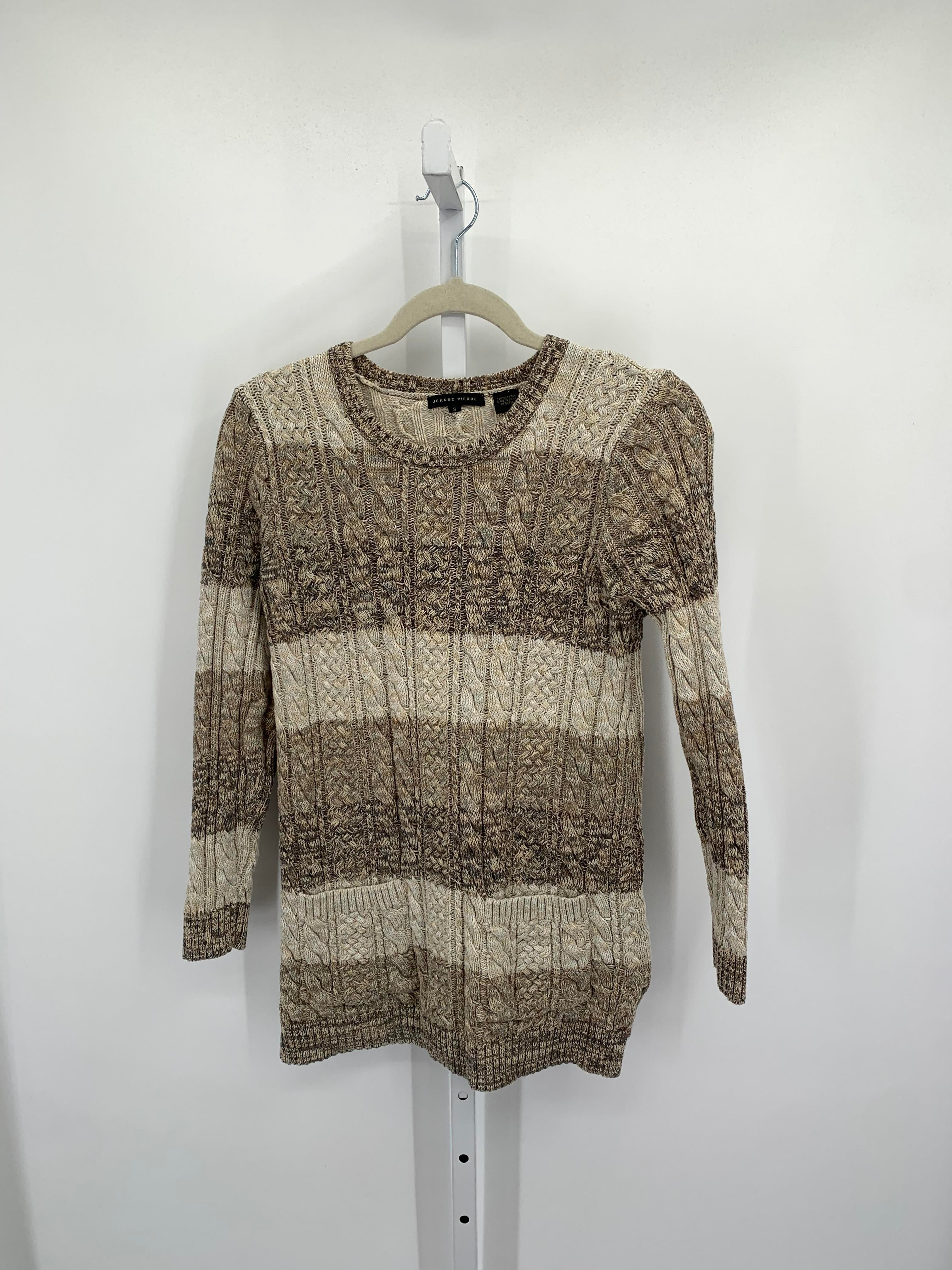 Jeanne Pierre Size Small Misses Long Slv Sweater