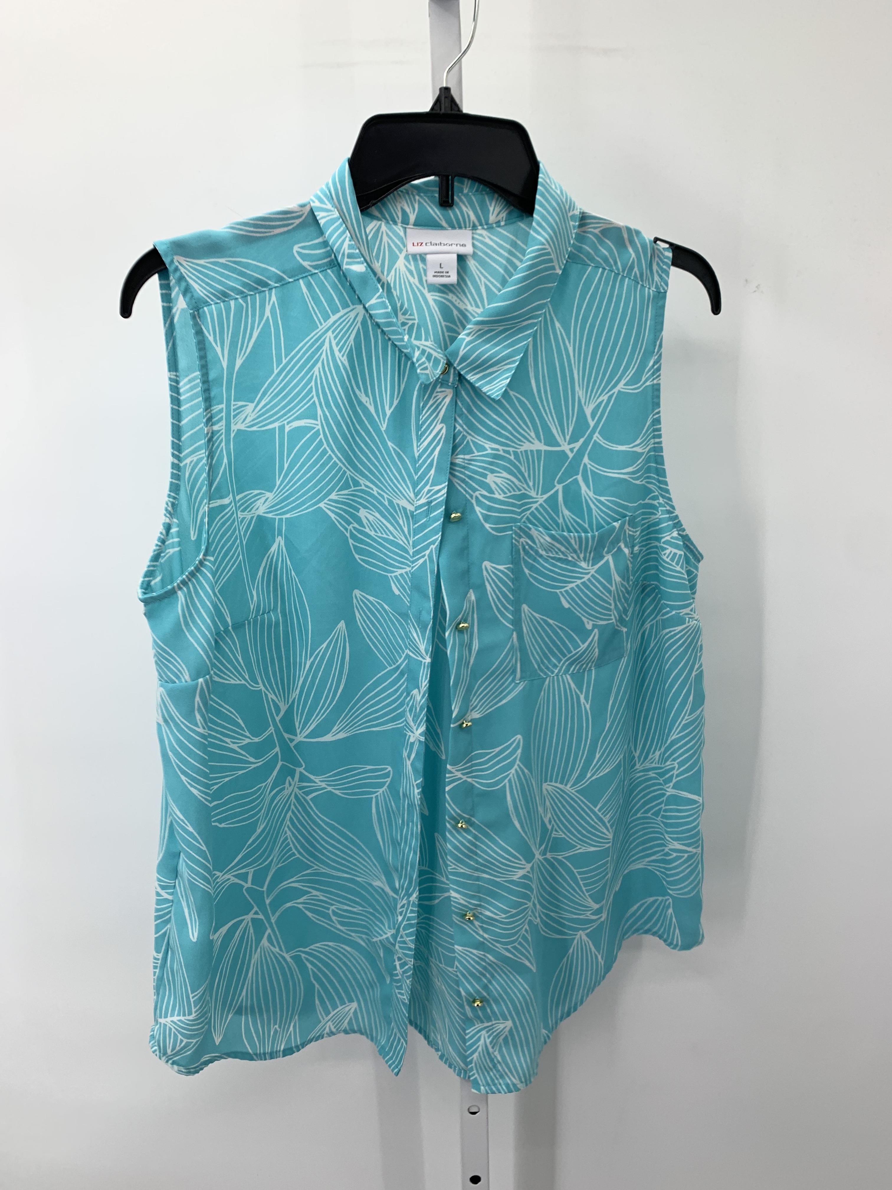 Liz Claiborne Size Large Misses Sleeveless Shirt