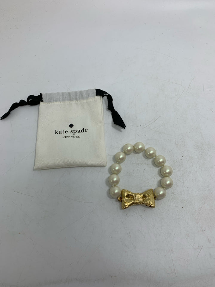 Kate Spade Beaded Bow Clasp Bracelet