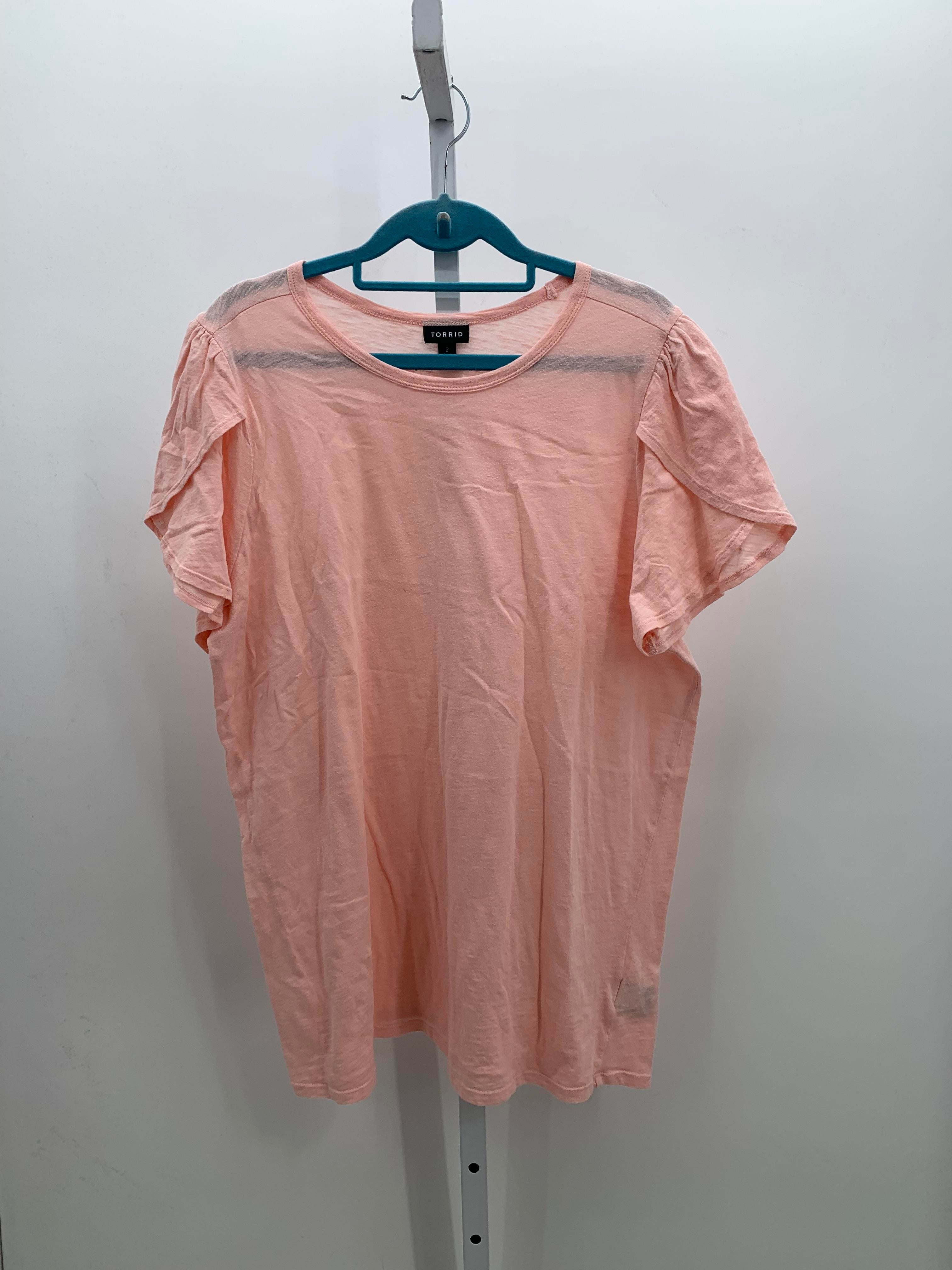 Torrid Size 2X Womens Short Sleeve Shirt