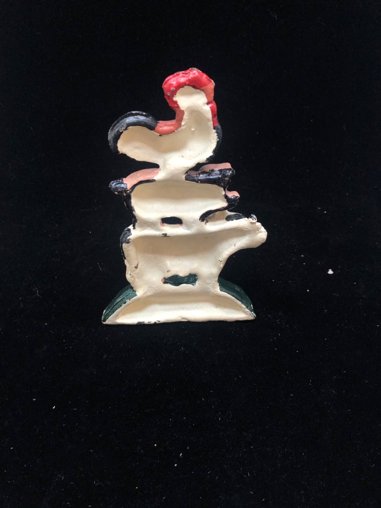 STACKED FARM ANIMAL HEAVY METAL DOOR STOP.