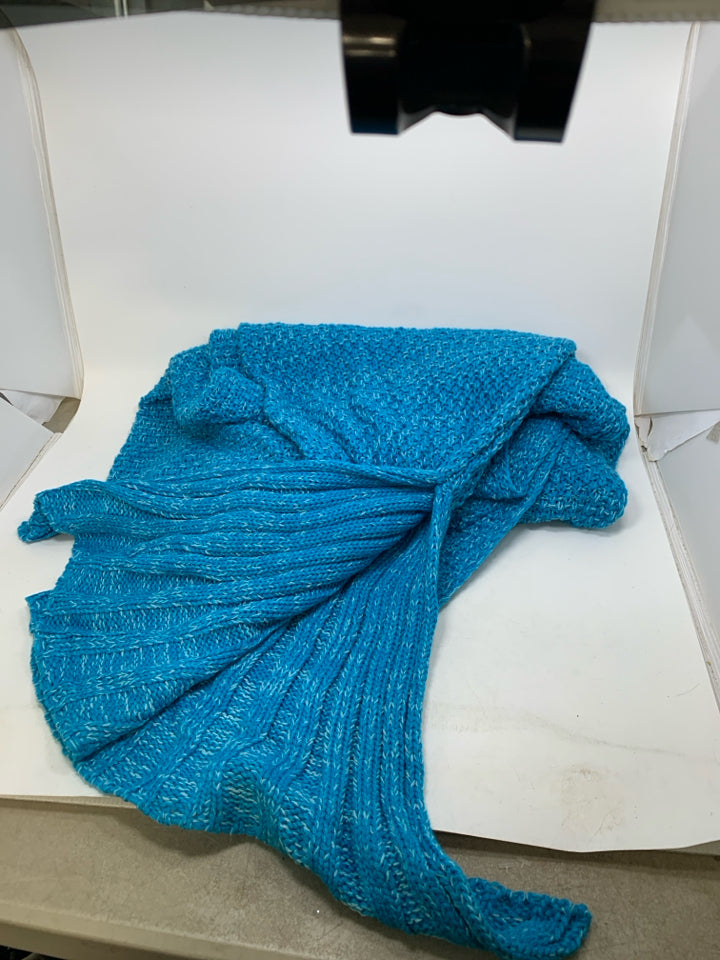 NEW KNIT MERMAID TAIL BLANKET LAGHCAT.