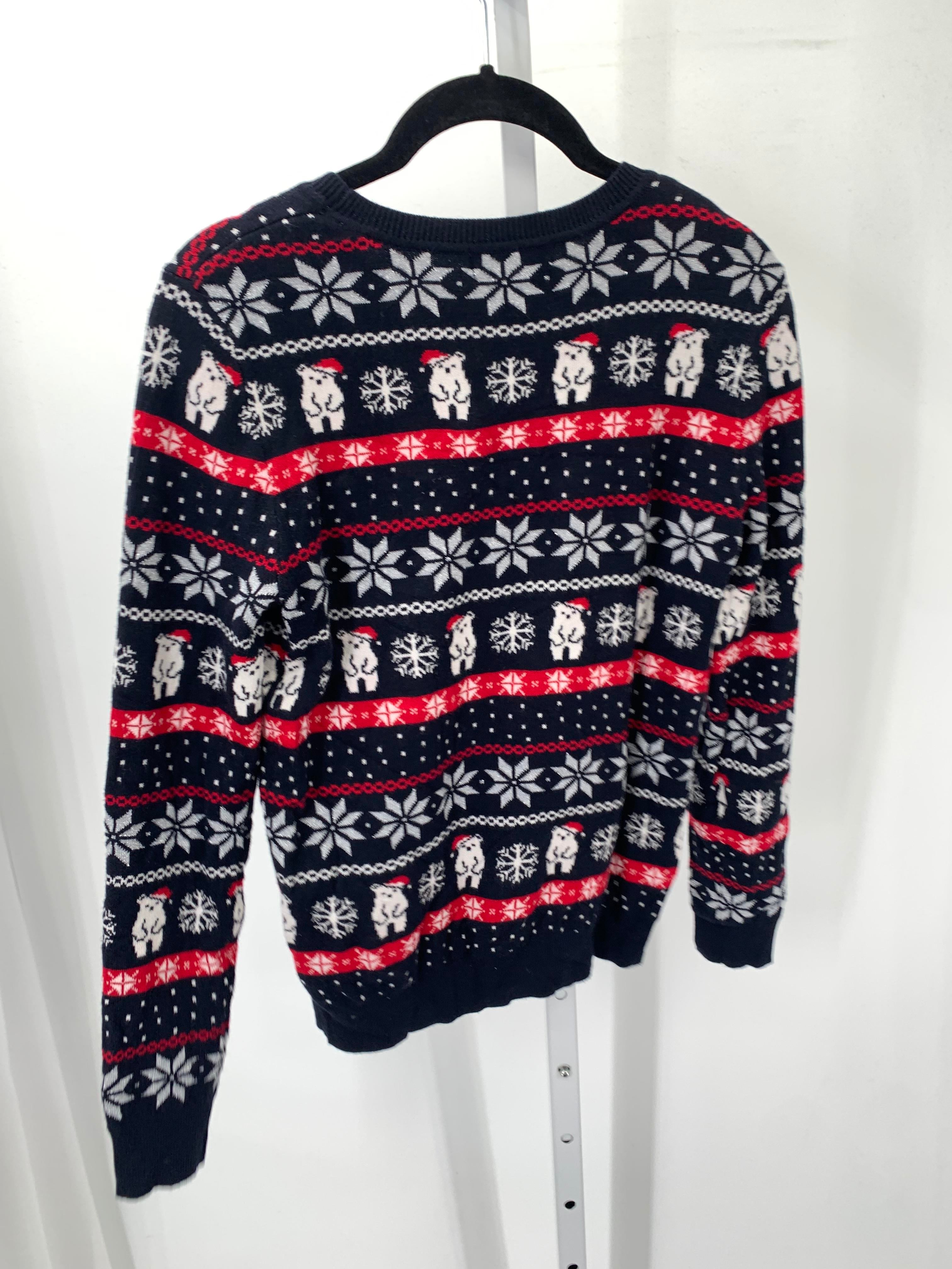 LONG SLV SWEATER SANTA BEARS