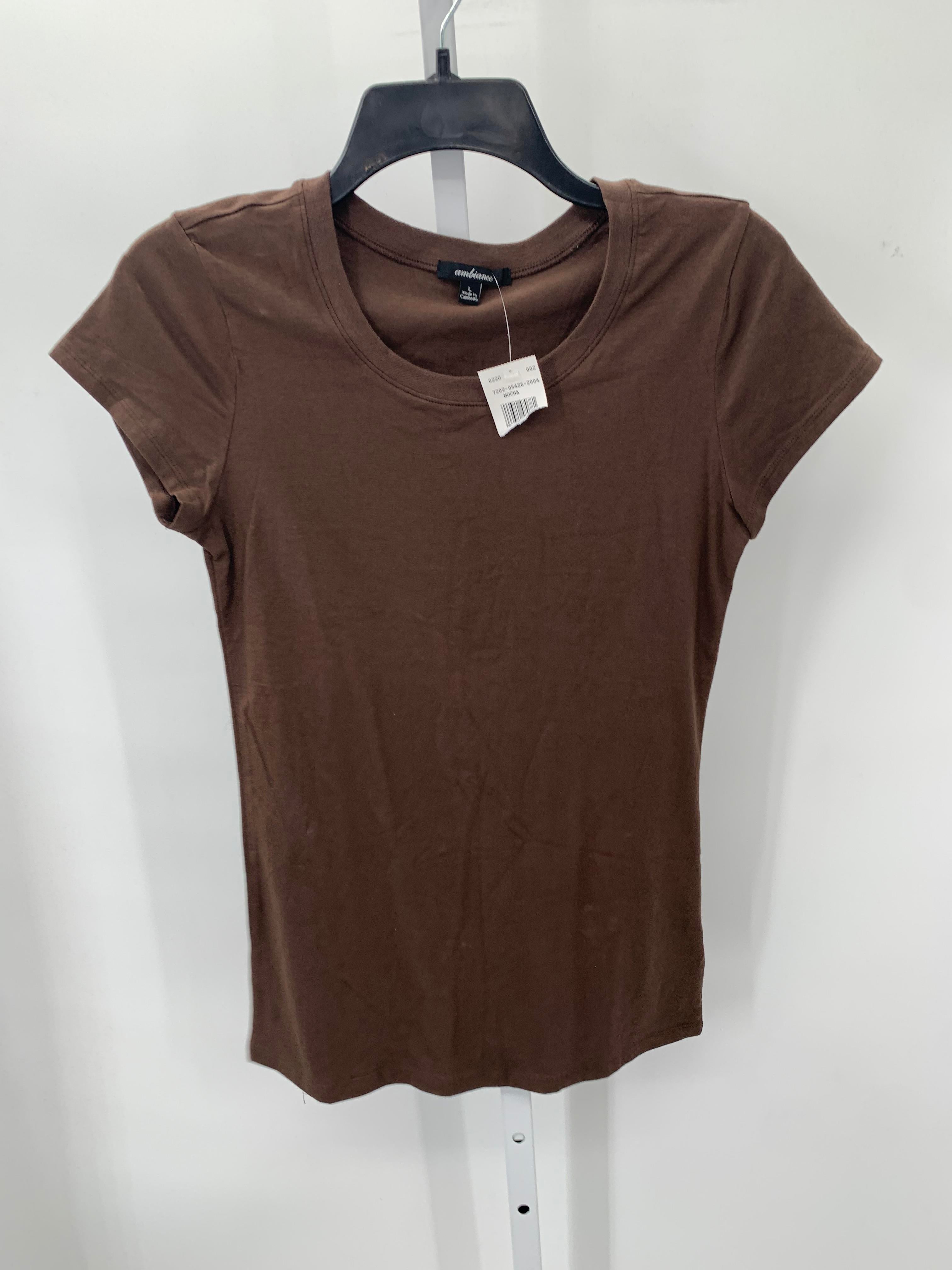 Ambiance Size Large Juniors Short Sleeve Shirt