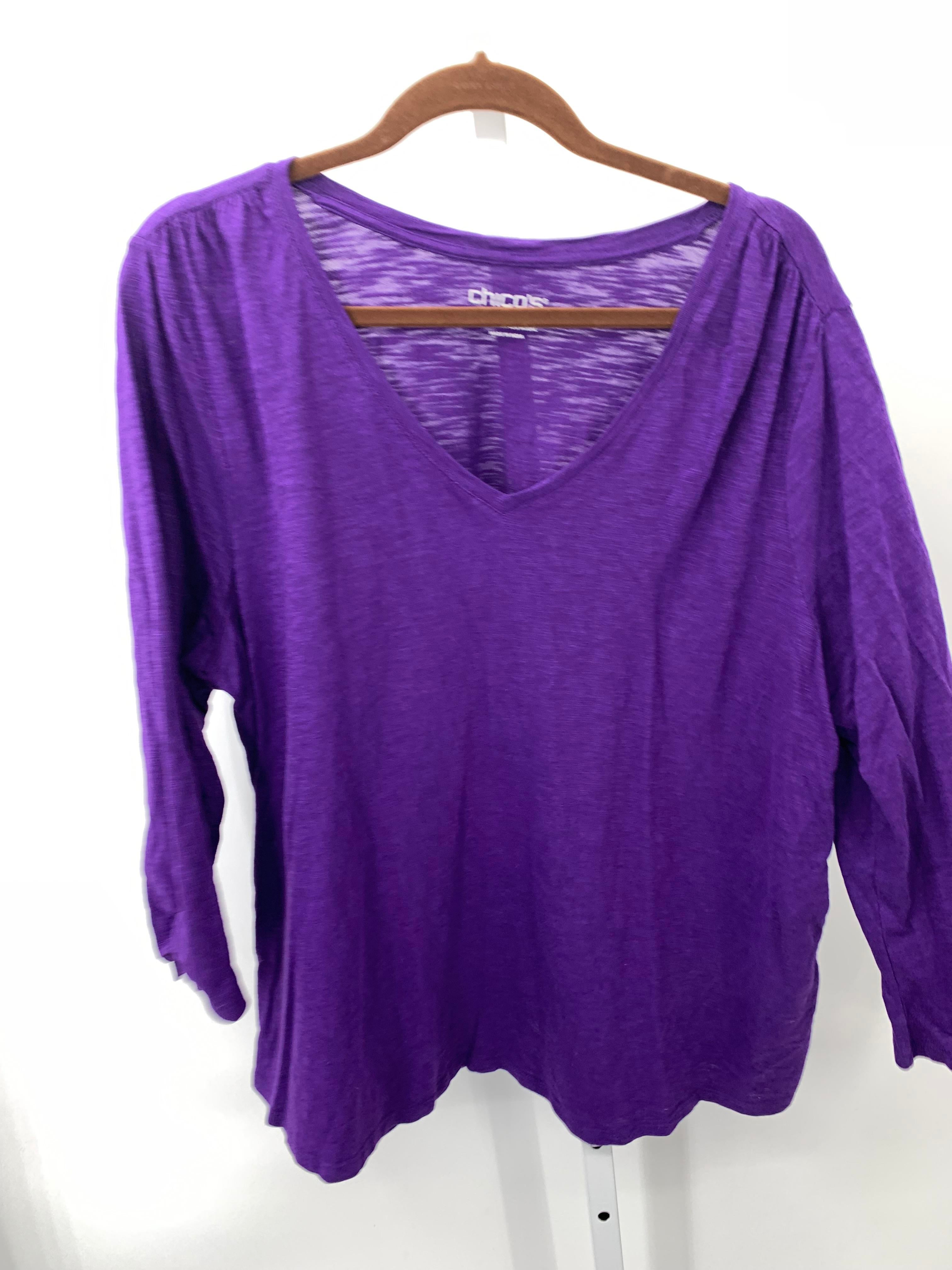 Chico's Size XL/XXL Misses Short Sleeve Shirt