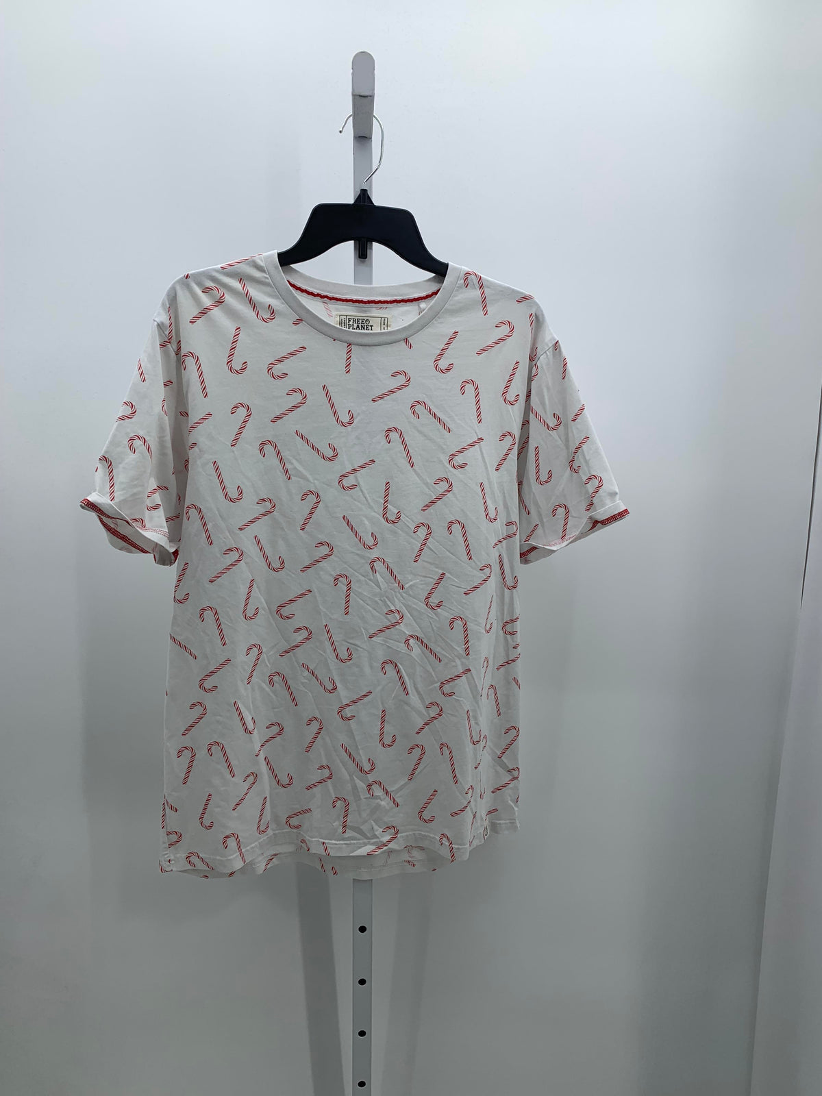 SHORT SLV SHIRT CANDY CANES