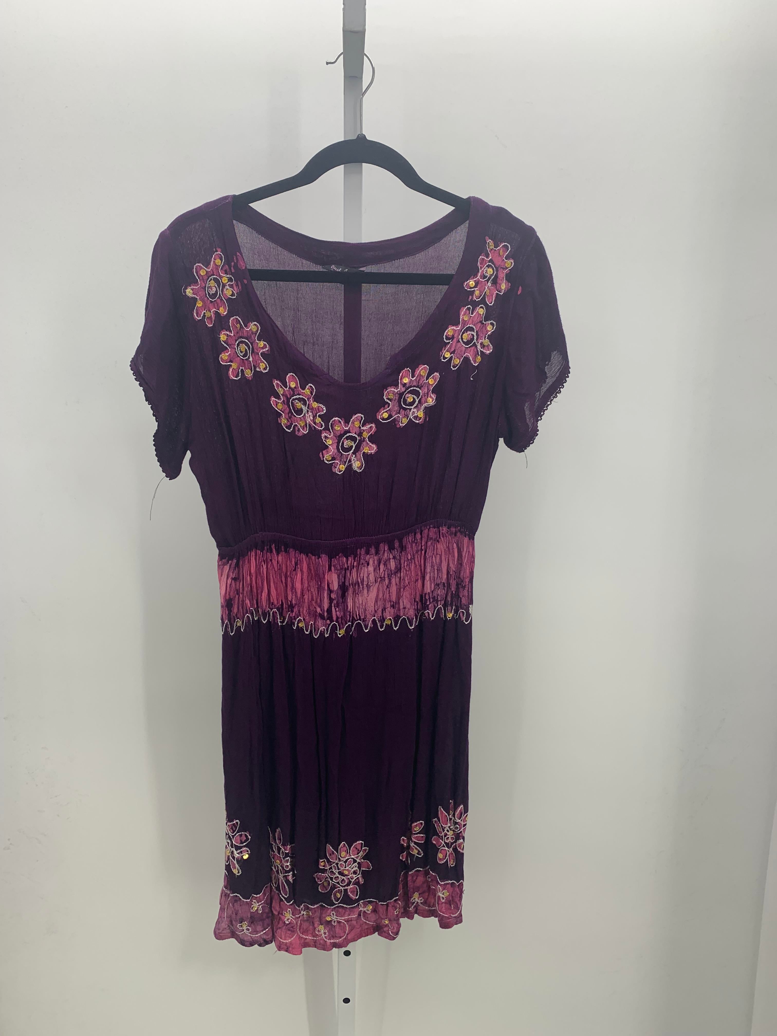 Just Love Size Medium Misses Short Sleeve Dress