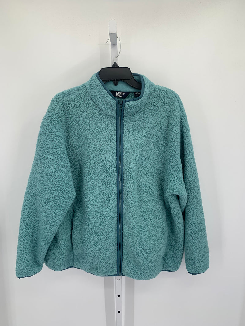 Lands End Size 2X Womens Fleece Jacket