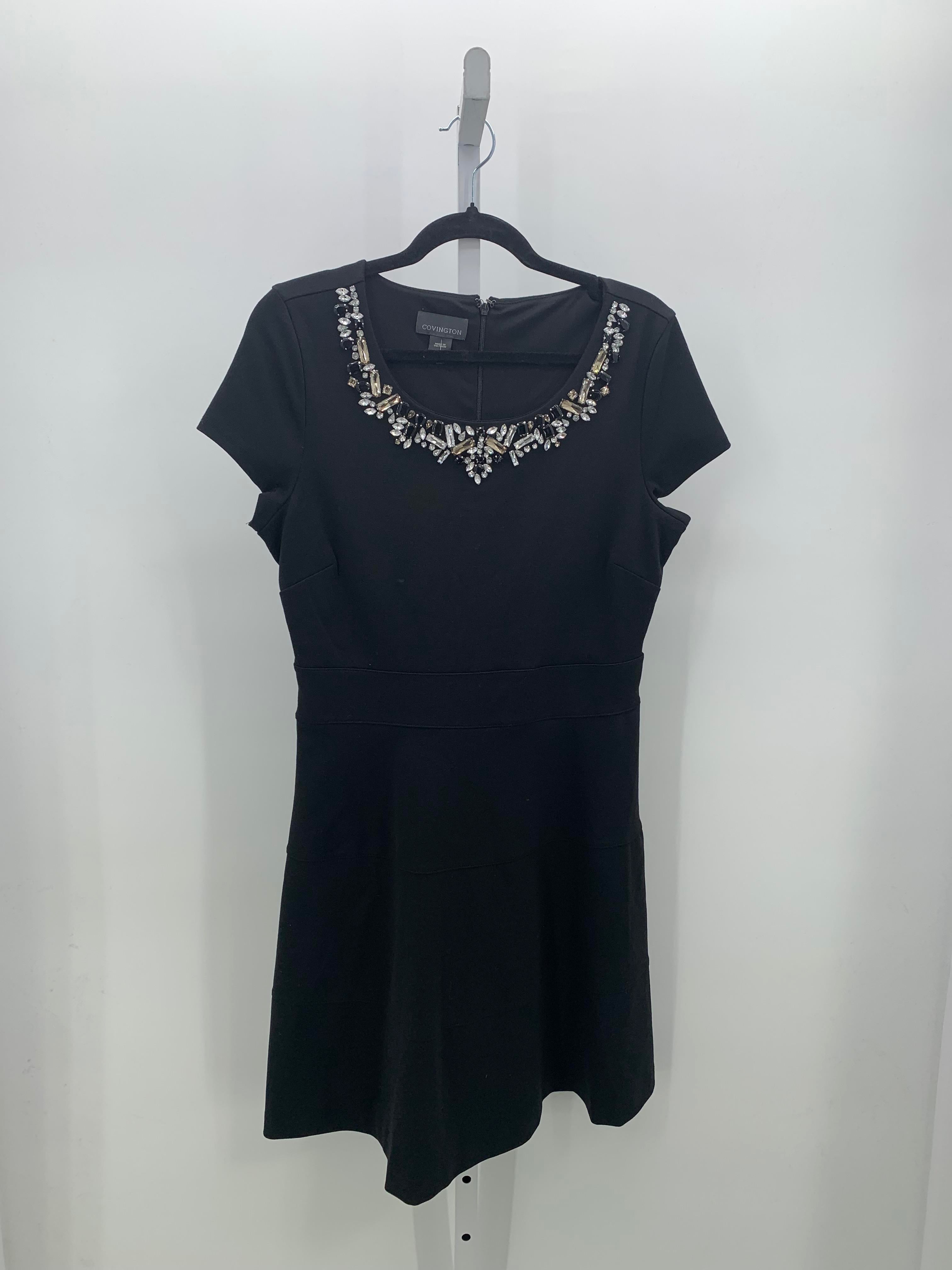 Covington Size Medium Misses Short Sleeve Dress