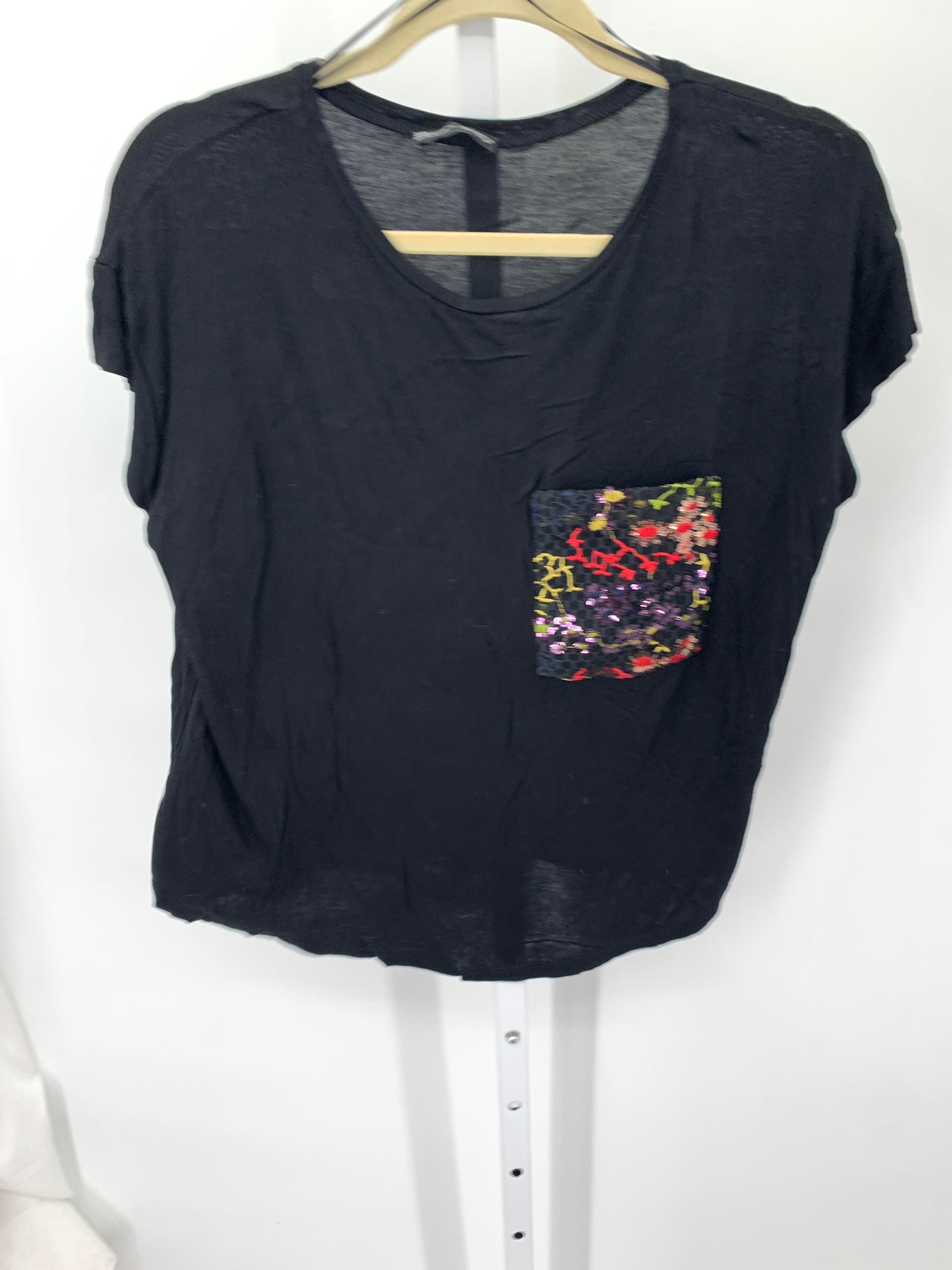 Zara Size Medium Misses Short Sleeve Shirt