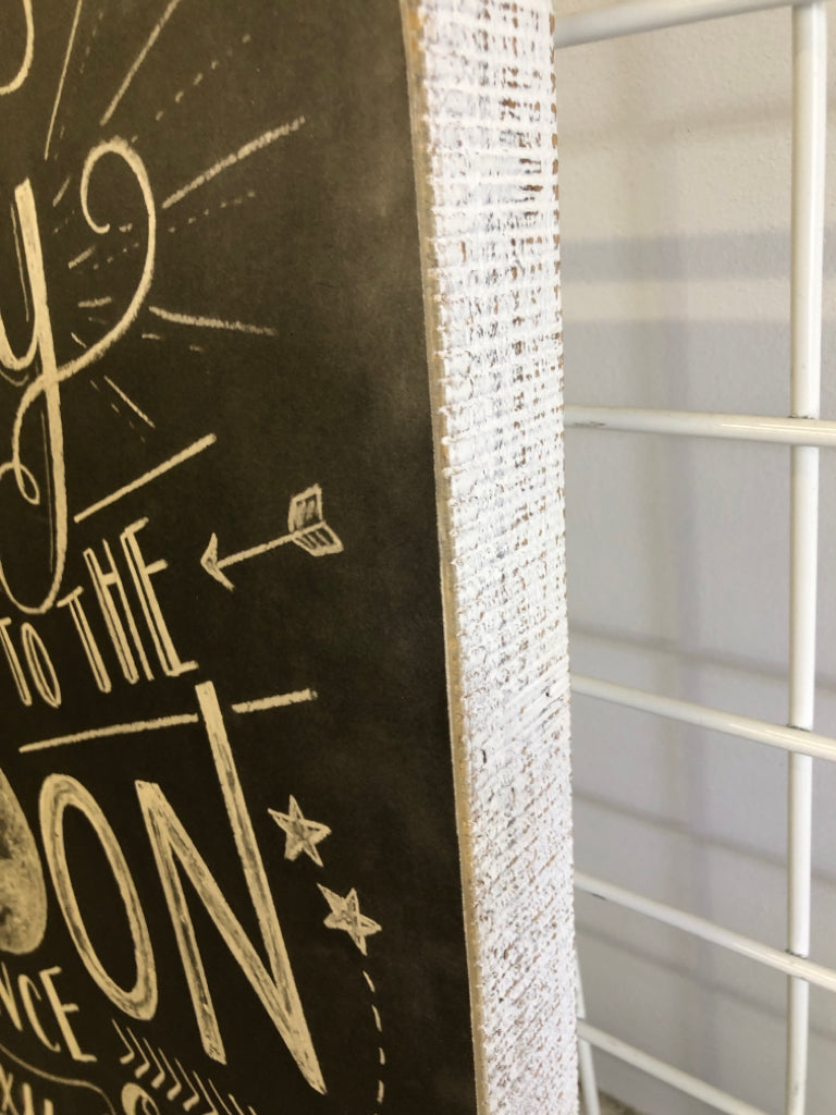 LET'S FLY TO THE MOON AND DANCE WALL HANGING.