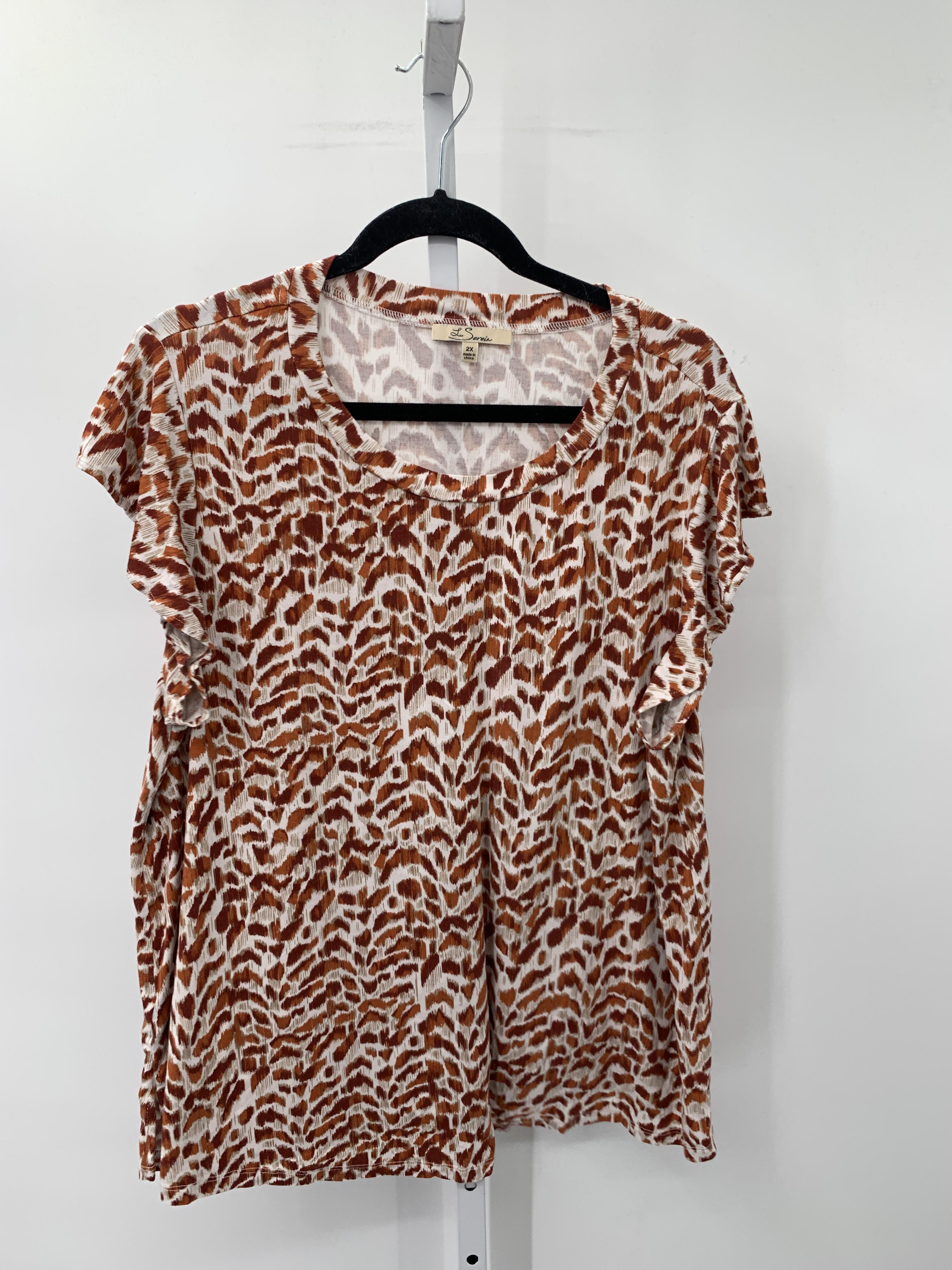 Size 2X Womens Short Sleeve Shirt