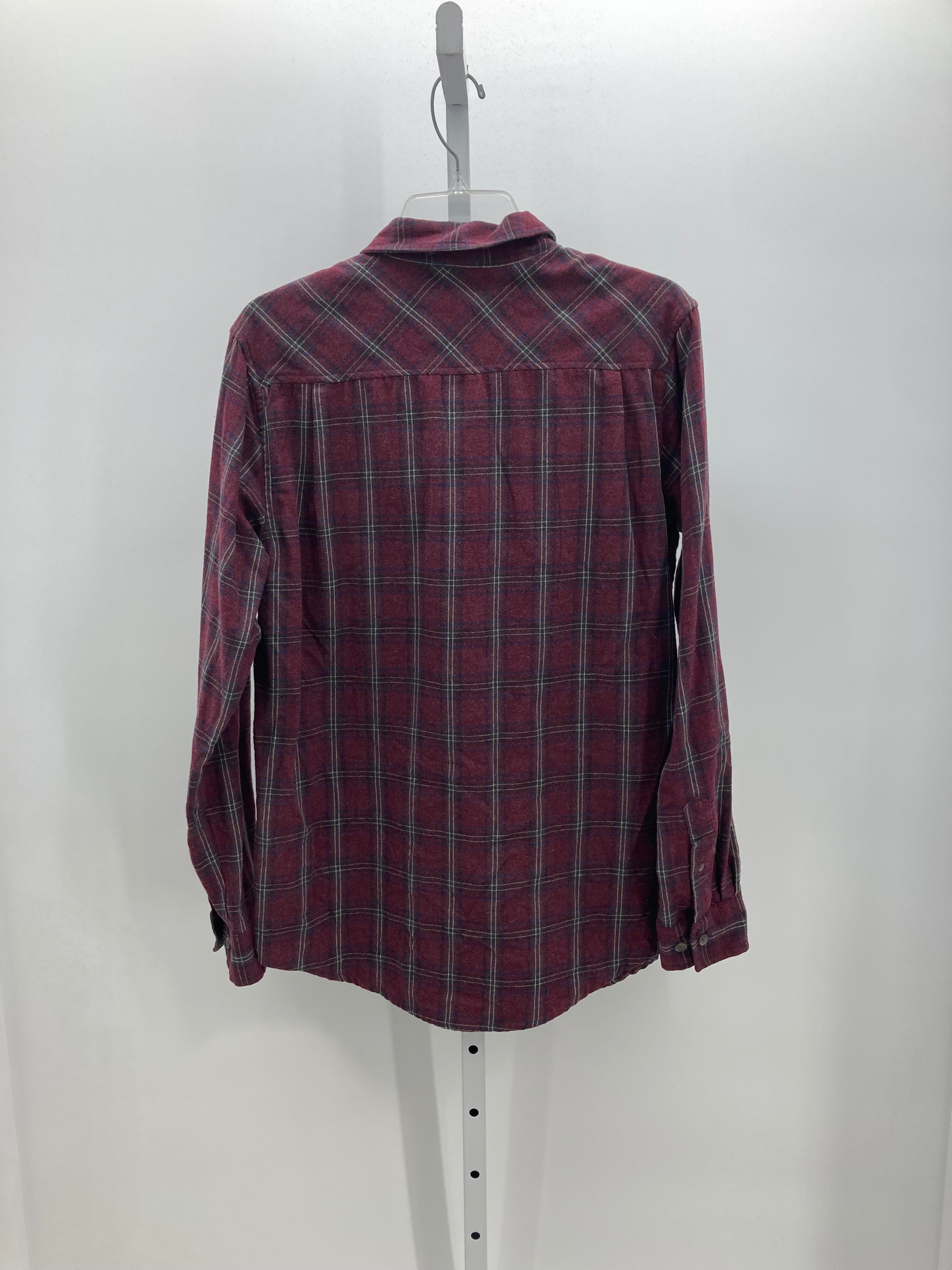 PLAID BTN DOWN
