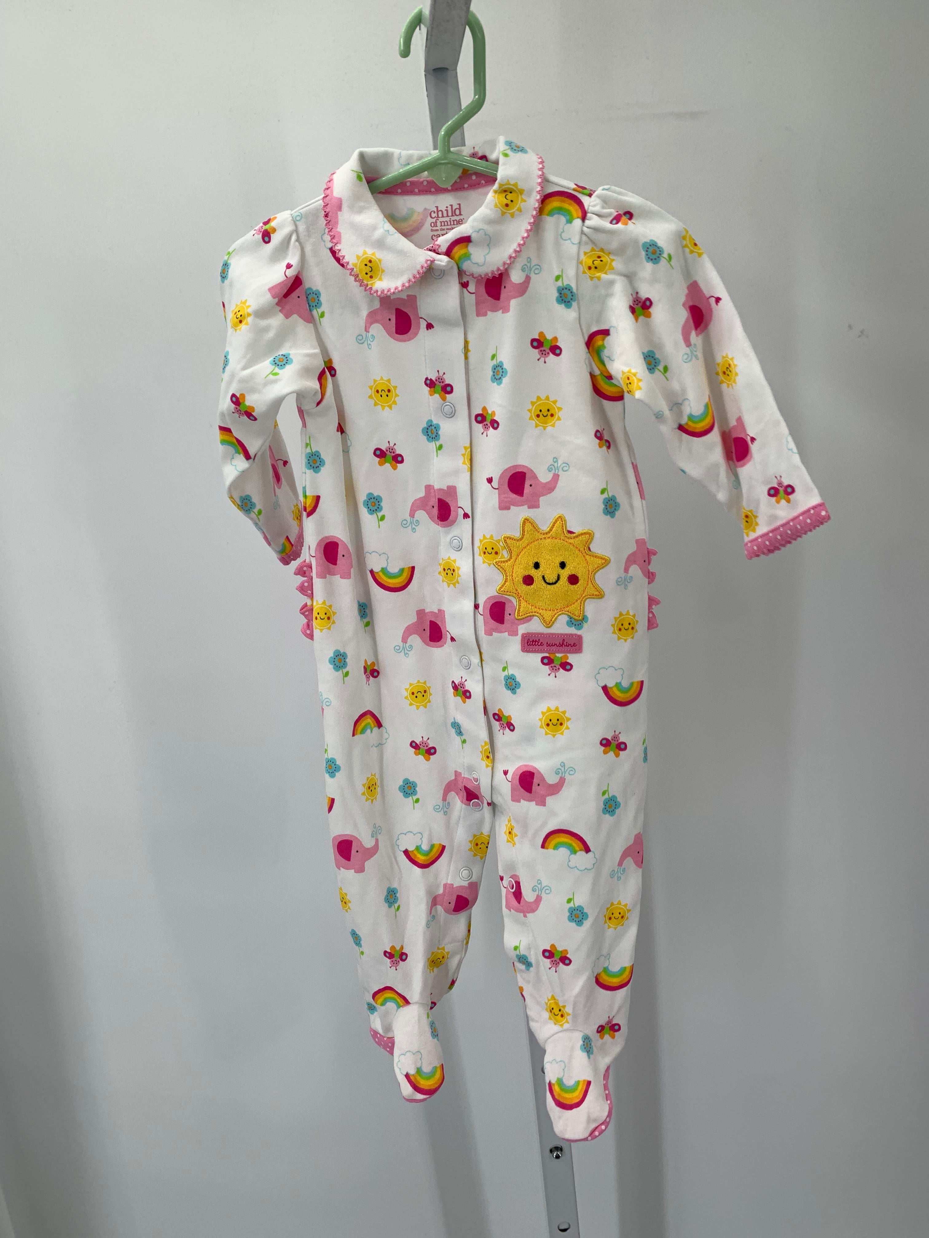 Child of Mine Size 6-9 mon Girls Long Slv. Romper
