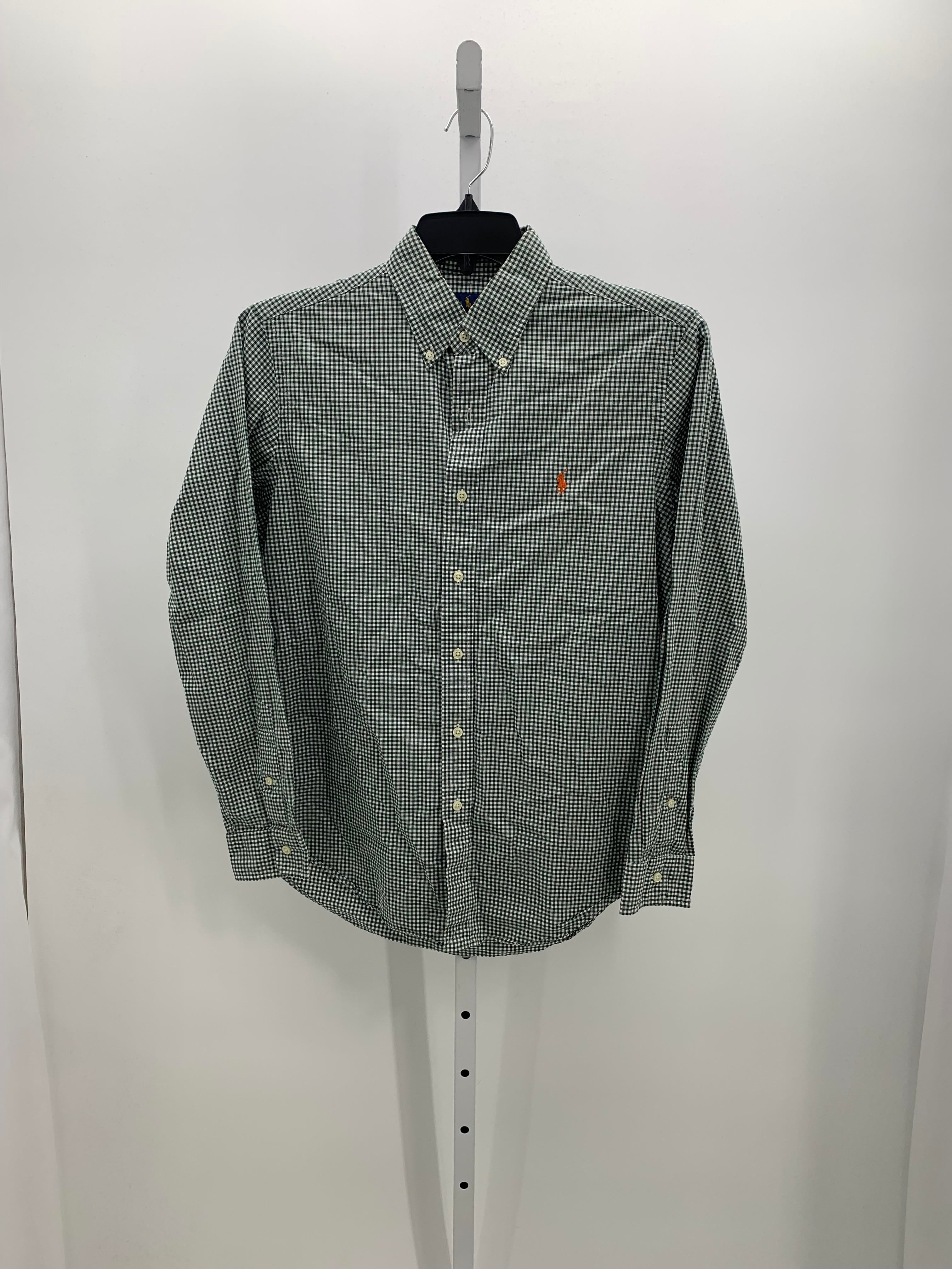 WHITE PLAID BTN DOWN