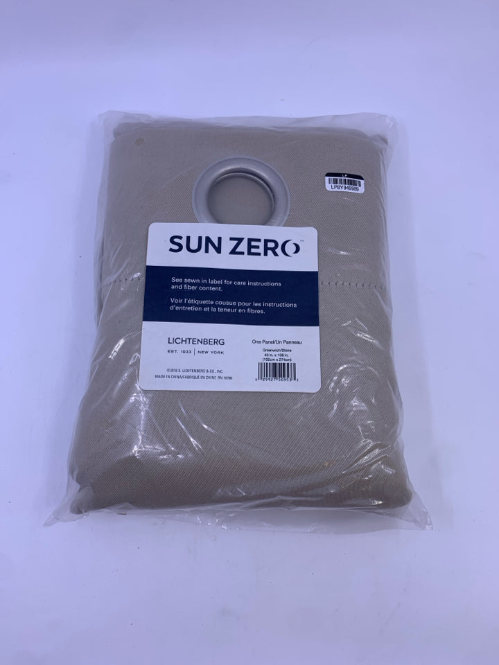 NIP SUN ZERO TAN CURTIANS.