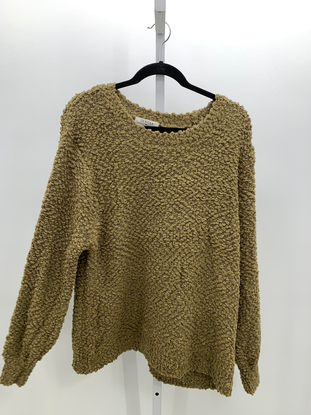 Zenana Size Extra Large Misses Long Slv Sweater