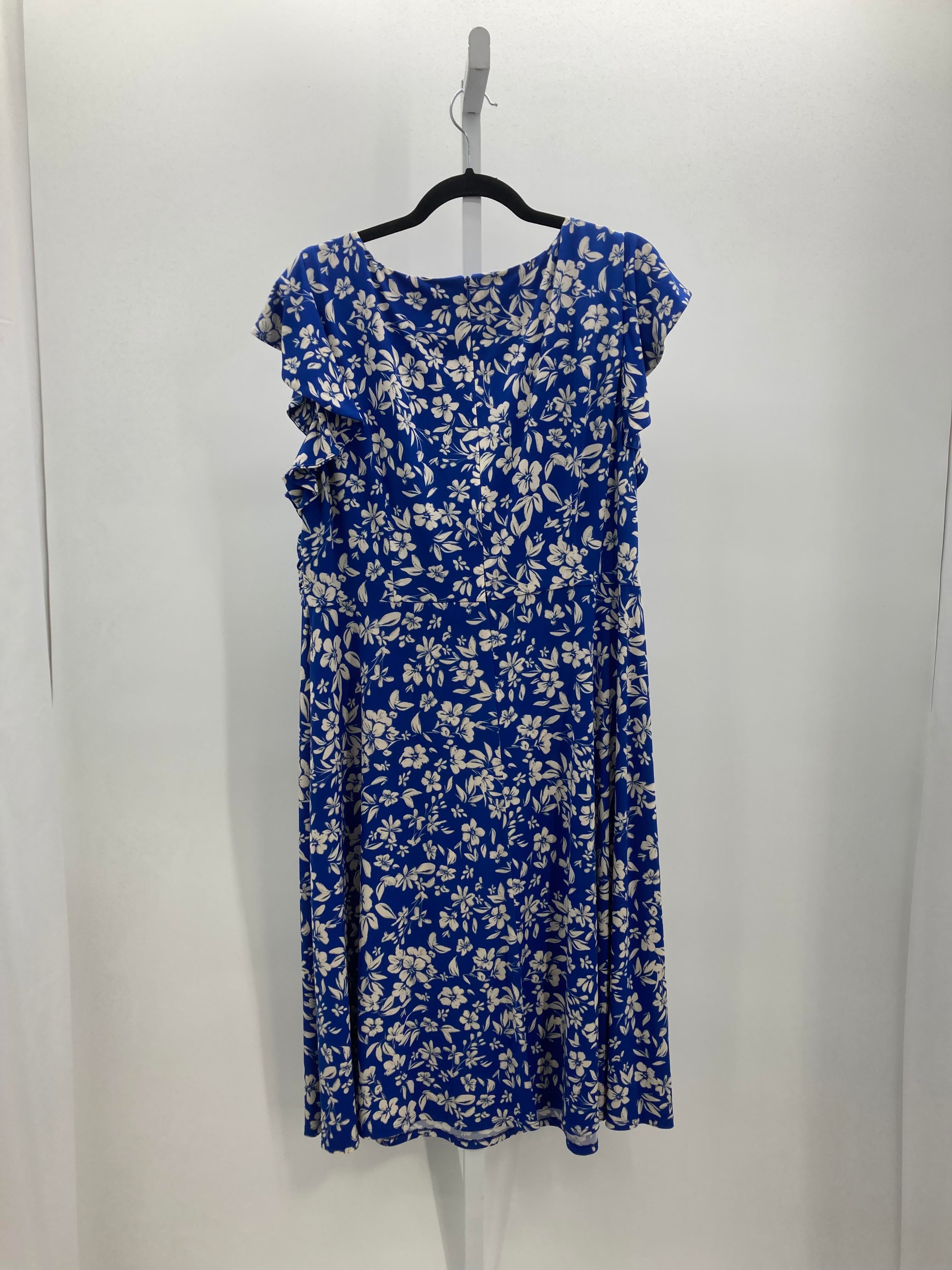 Jessica Howard Size 16 W Womens Short Sleeve Dress