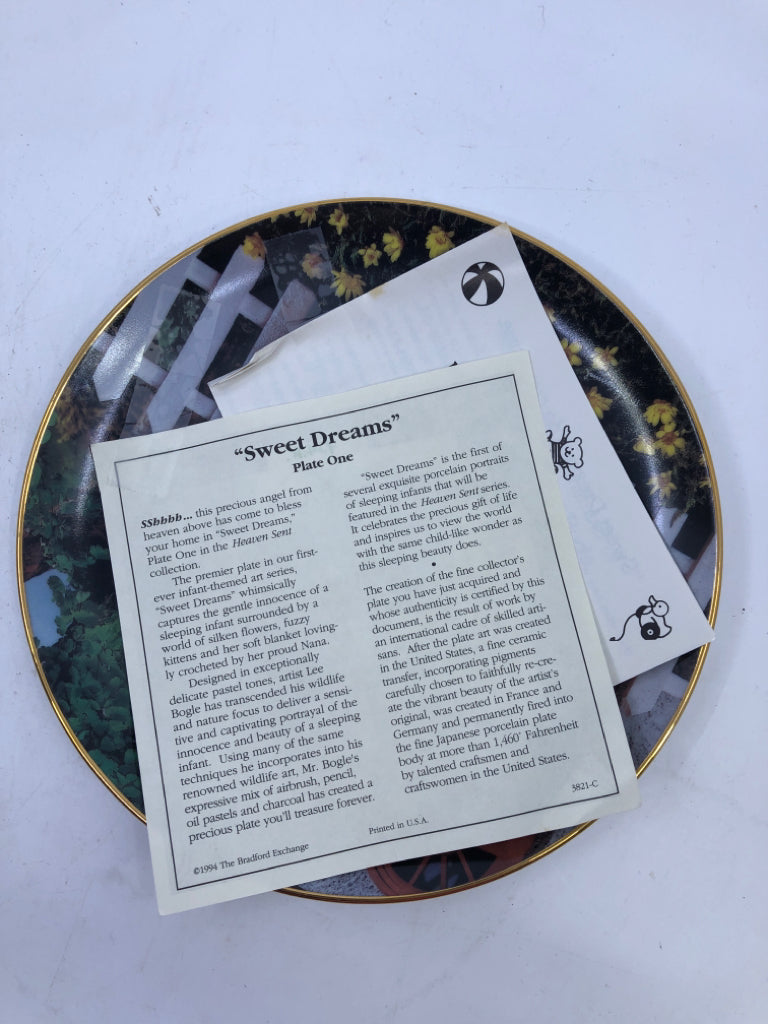 "COME BACK SOON" HUMMEL PLATE.