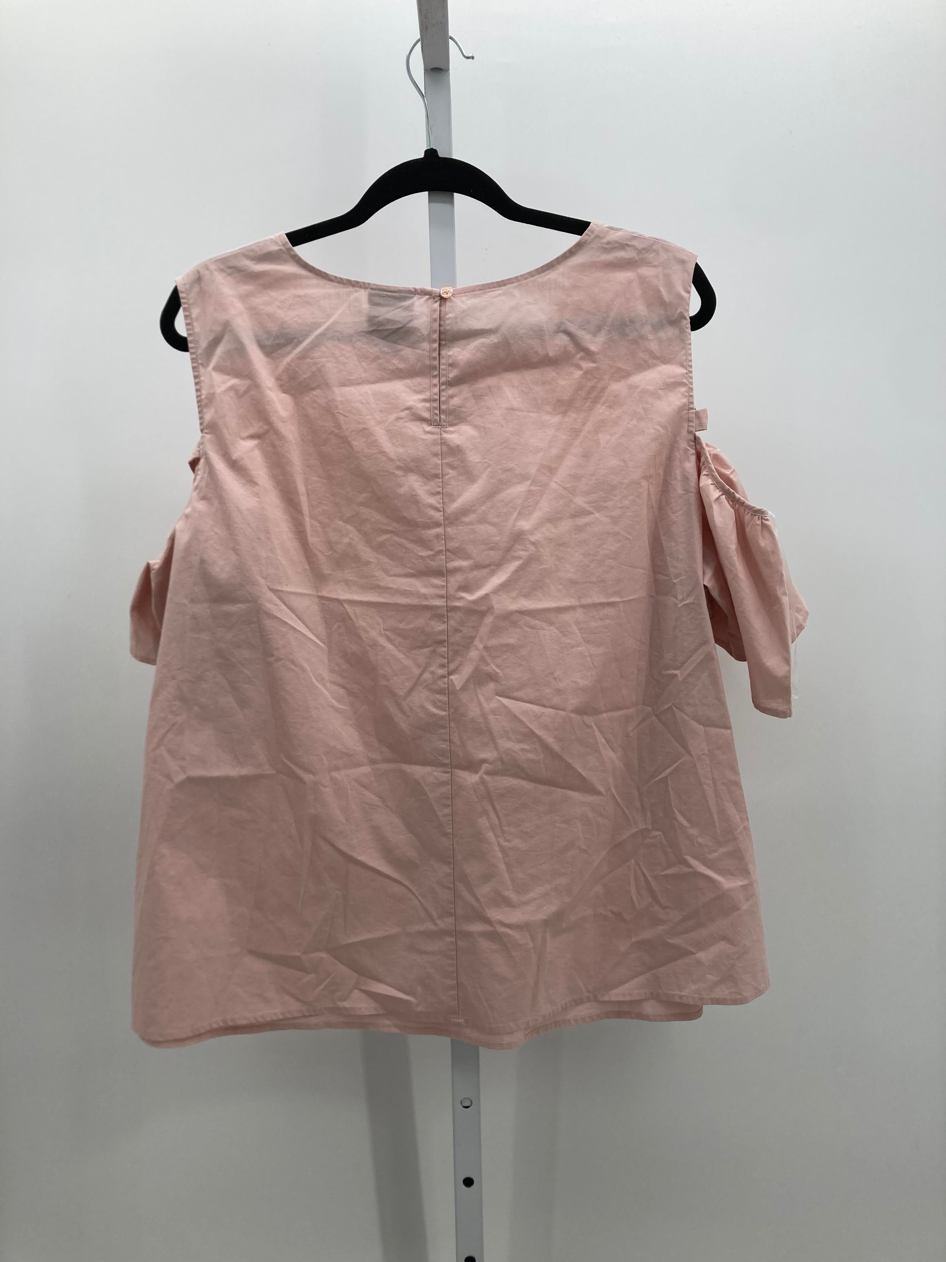Worthington Size 1X Womens Short Sleeve Shirt