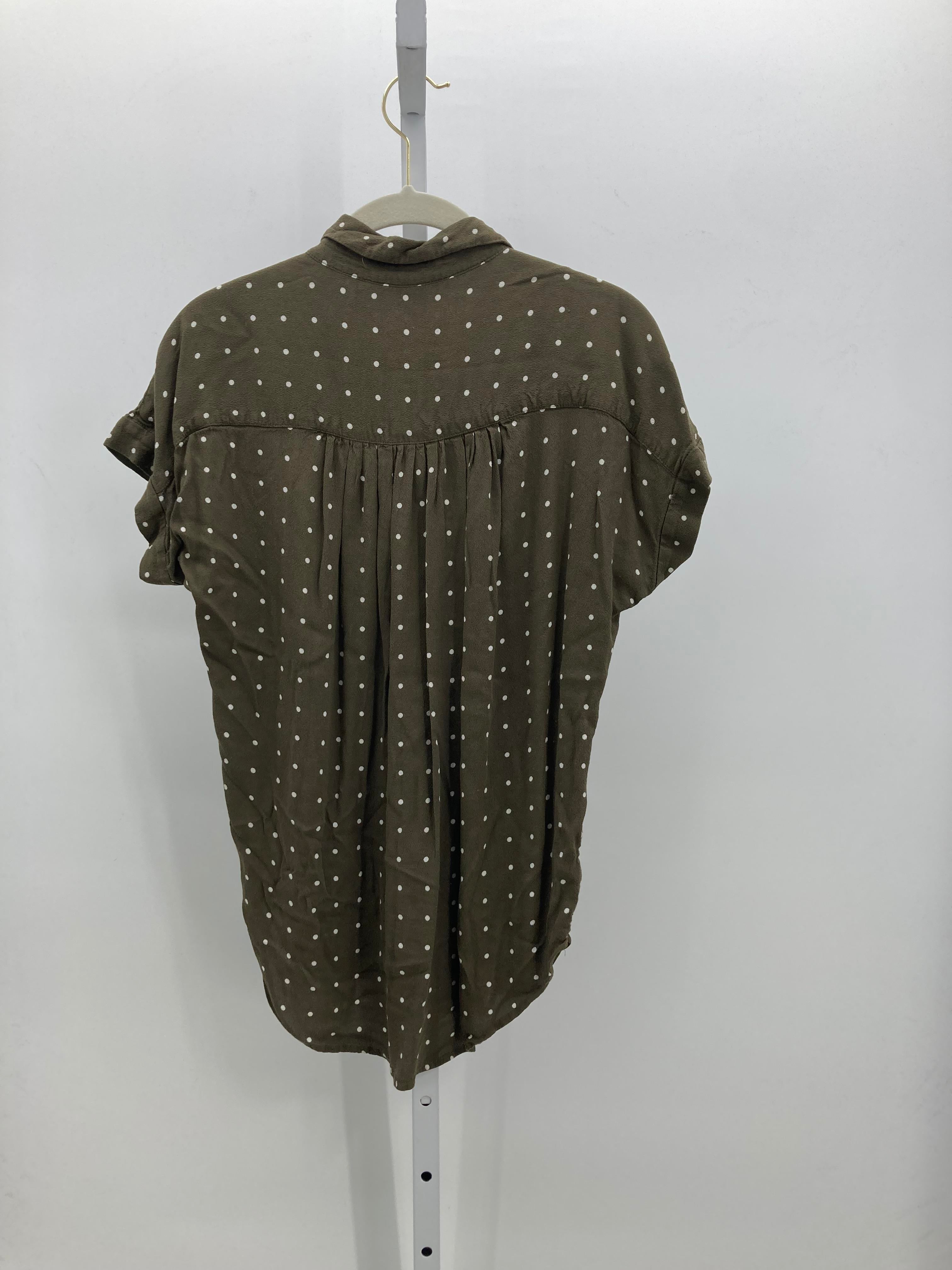 Madewell Size Medium Misses Short Sleeve Shirt