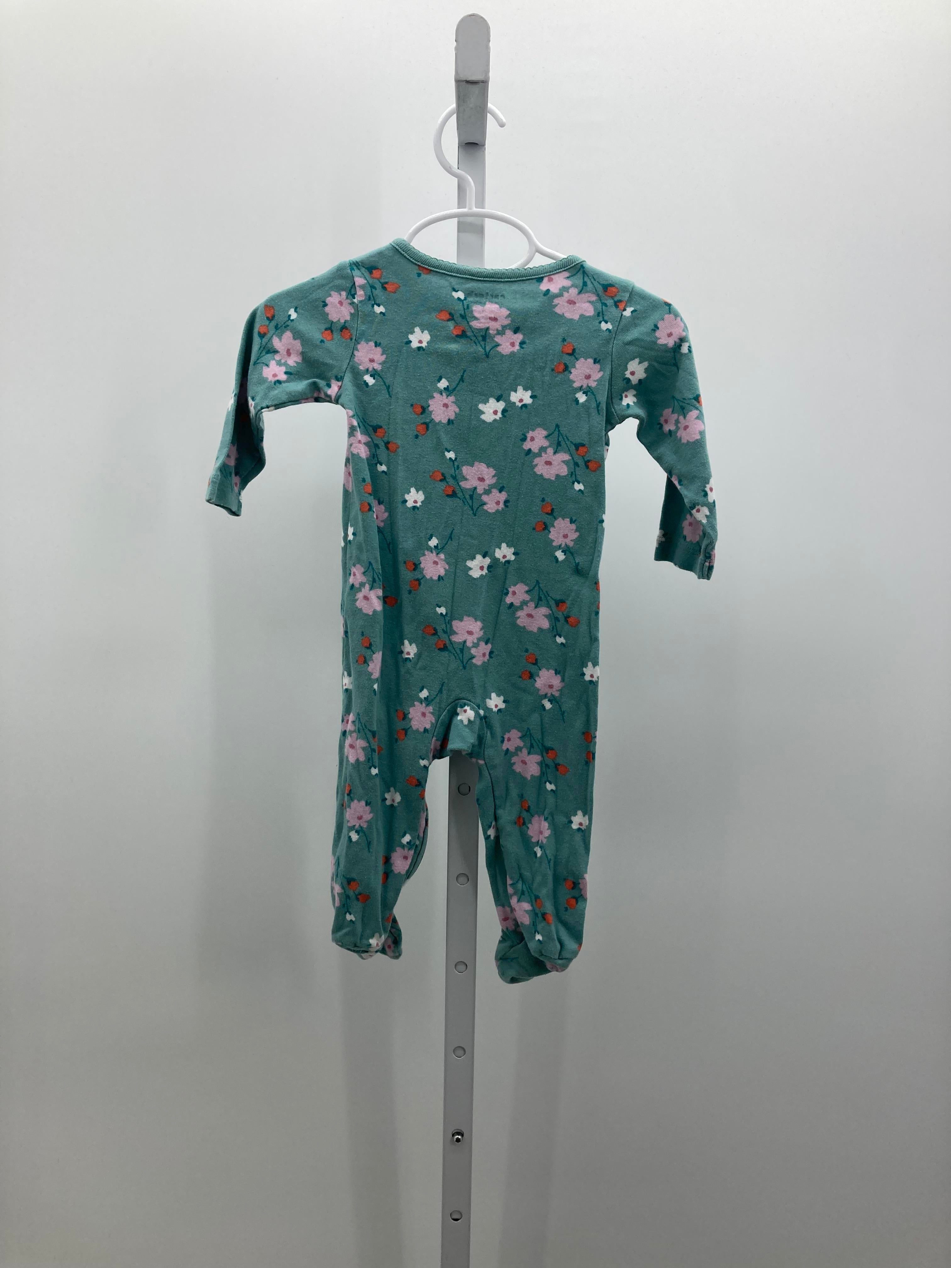 Carters Size 6-9 mon Girls Long Slv. Romper