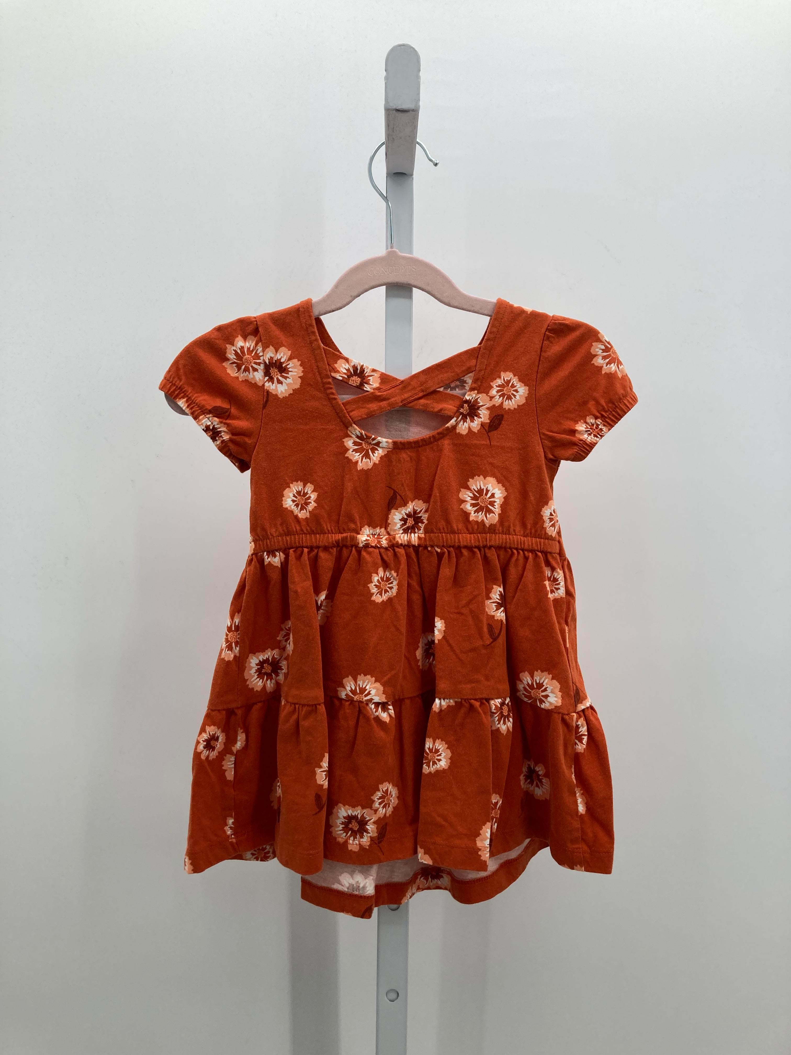 Carters Size 2T Girls Short Sleeve Dress
