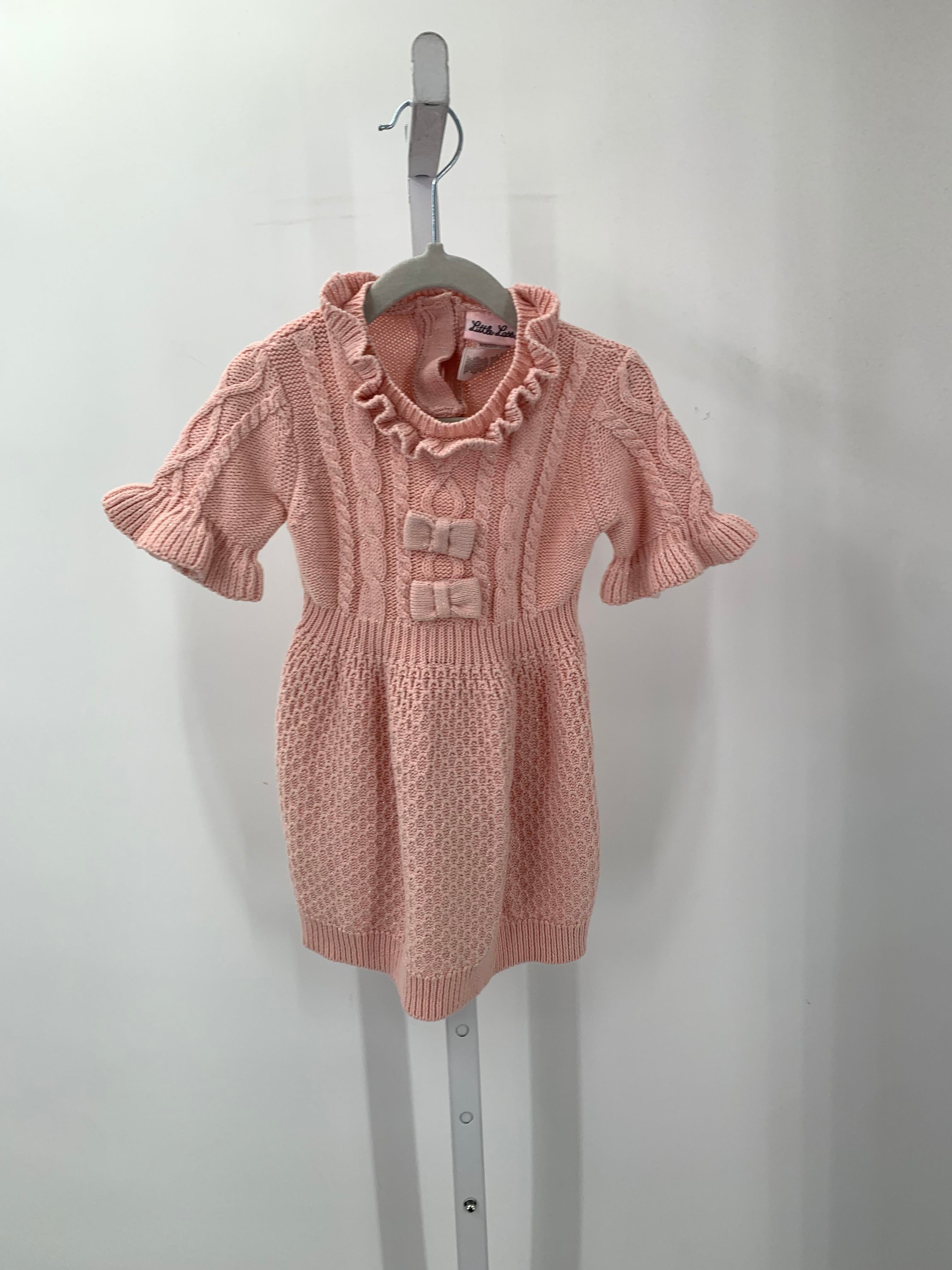 Little Lass Size 4T Girls Short Sleeve Dress