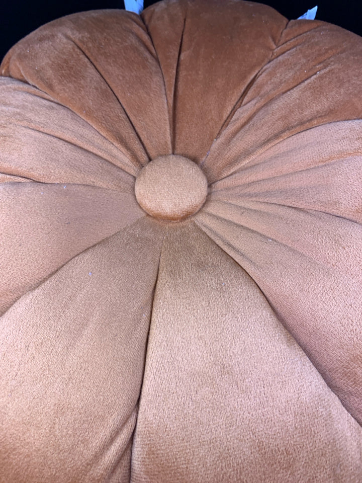 NWT PLUSH PUMPKIN OTTOMAN.