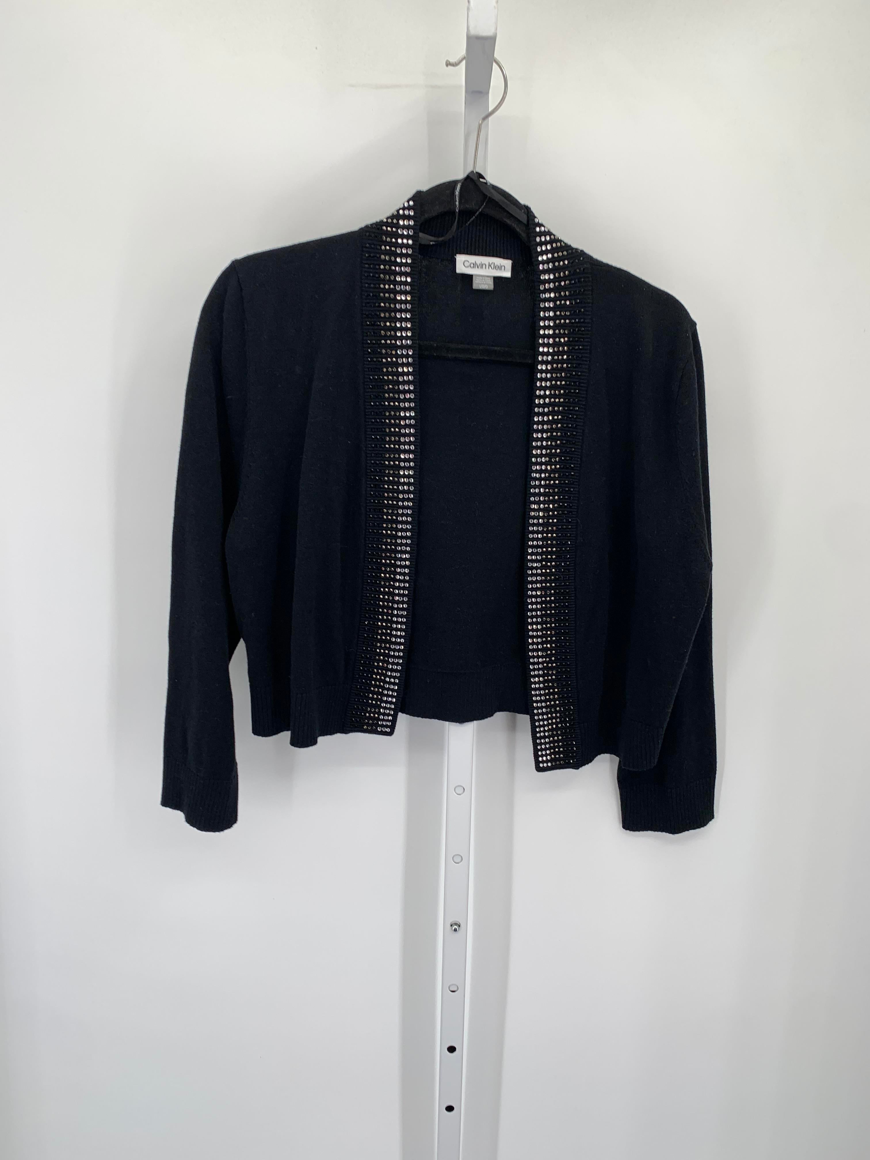 Calvin Klein Size Large Misses Cardigan