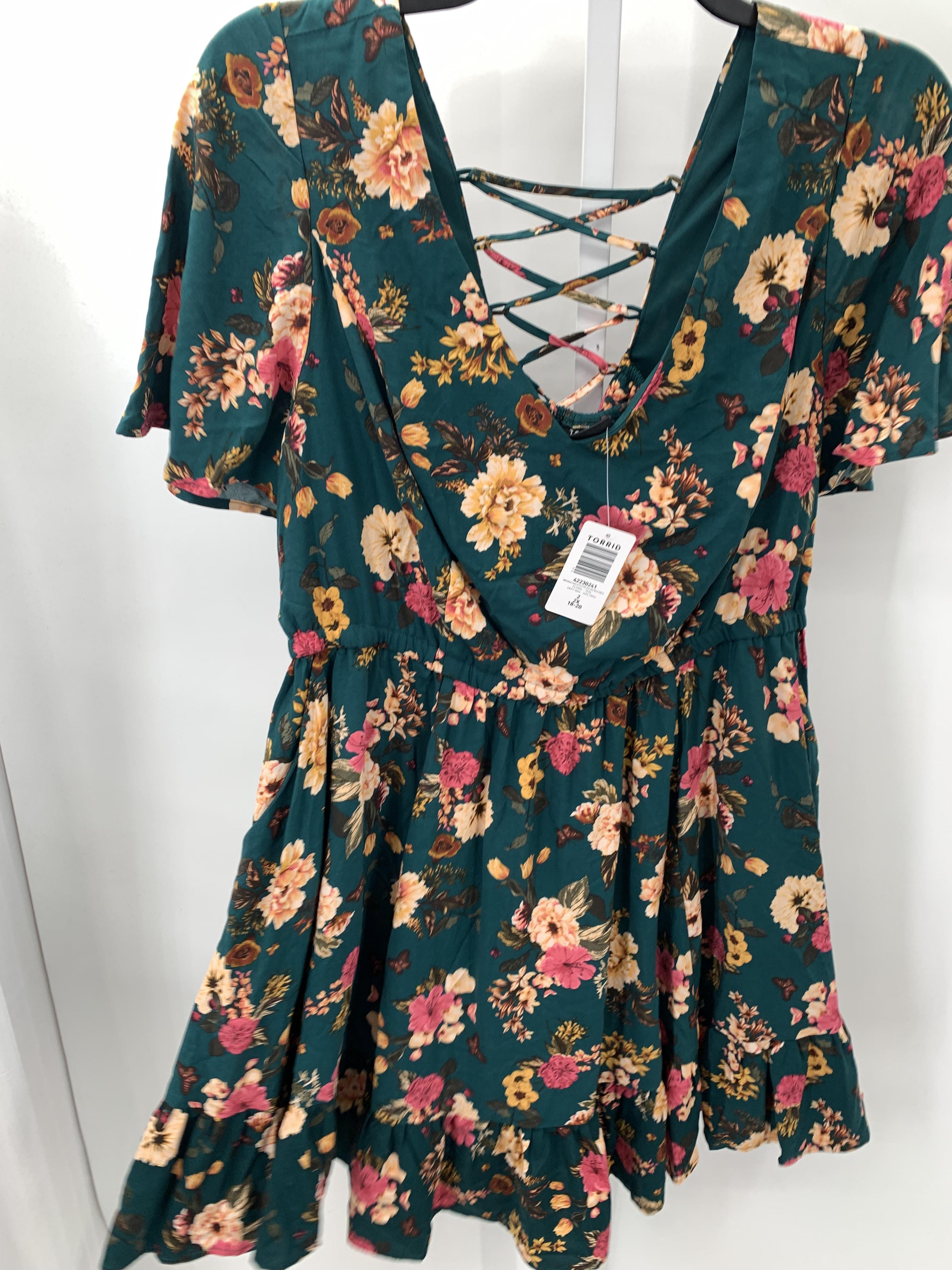 Torrid Size 2X Womens Short Sleeve Dress