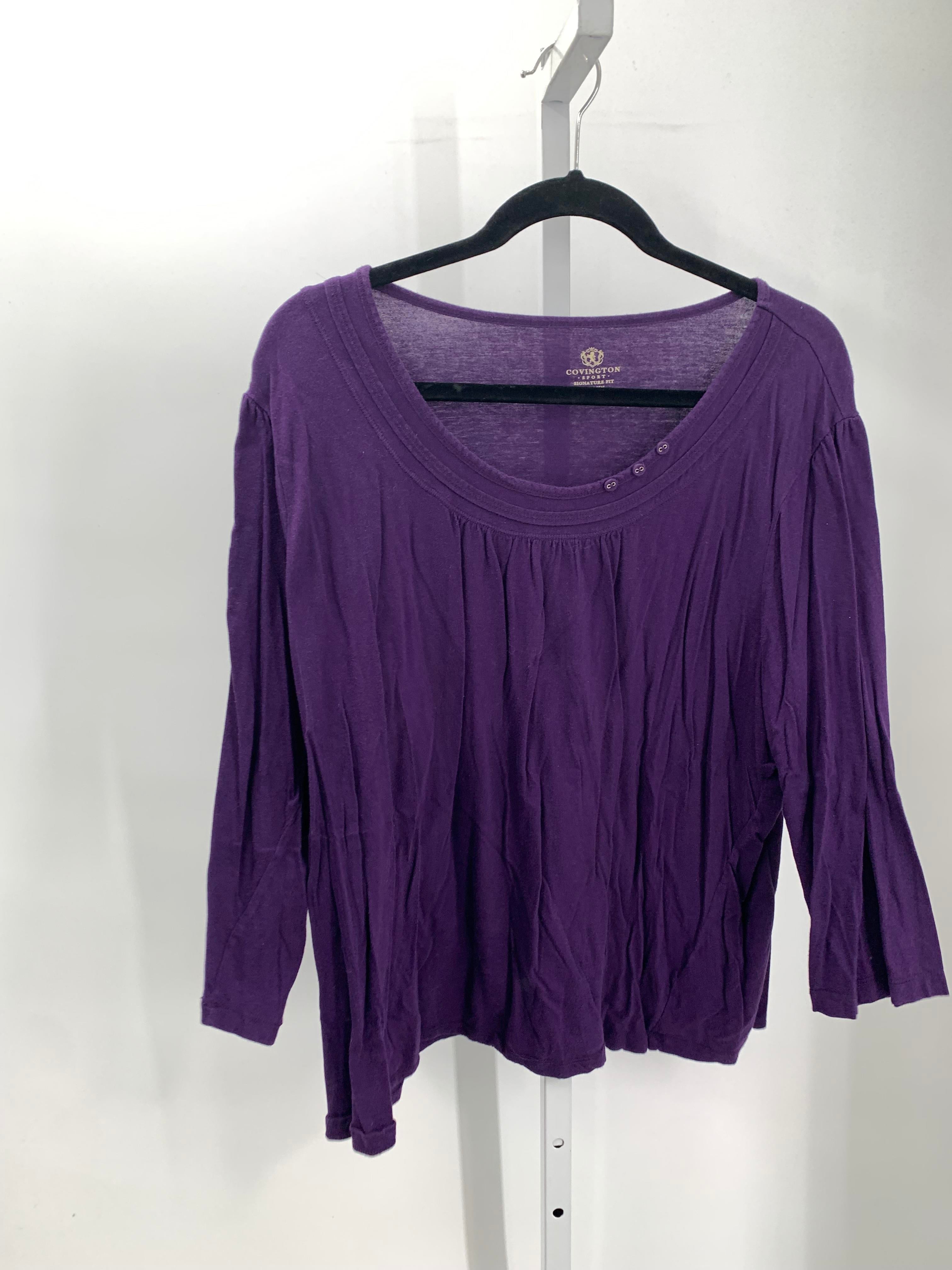 Covington Size 20/22 W Womens 3/4 Sleeve Shirt