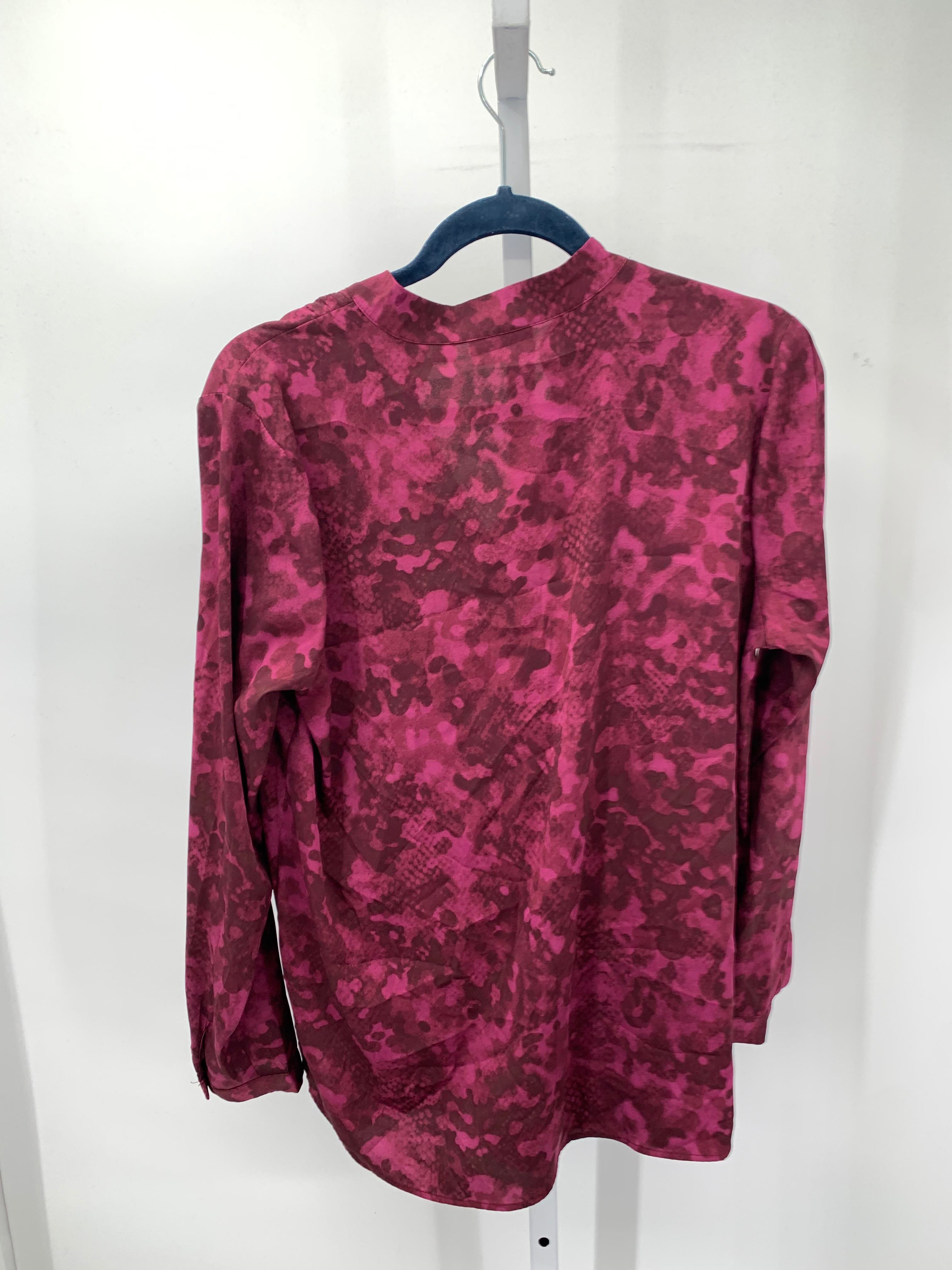 Joan Rivers Size Medium Misses Long Sleeve Shirt