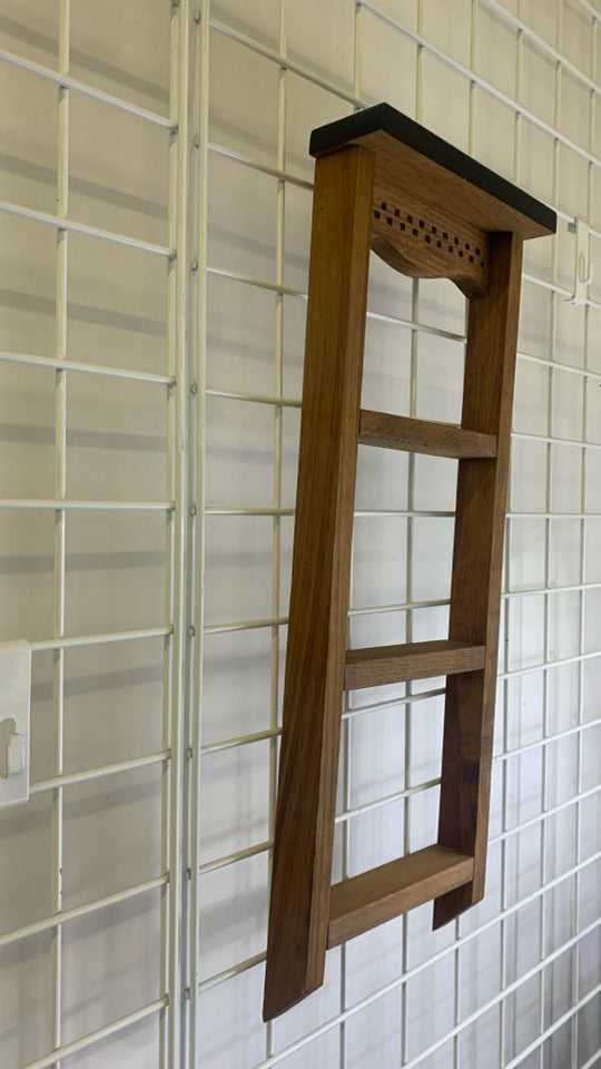 SHALLOW 3 SHELF LADDER SHELF.
