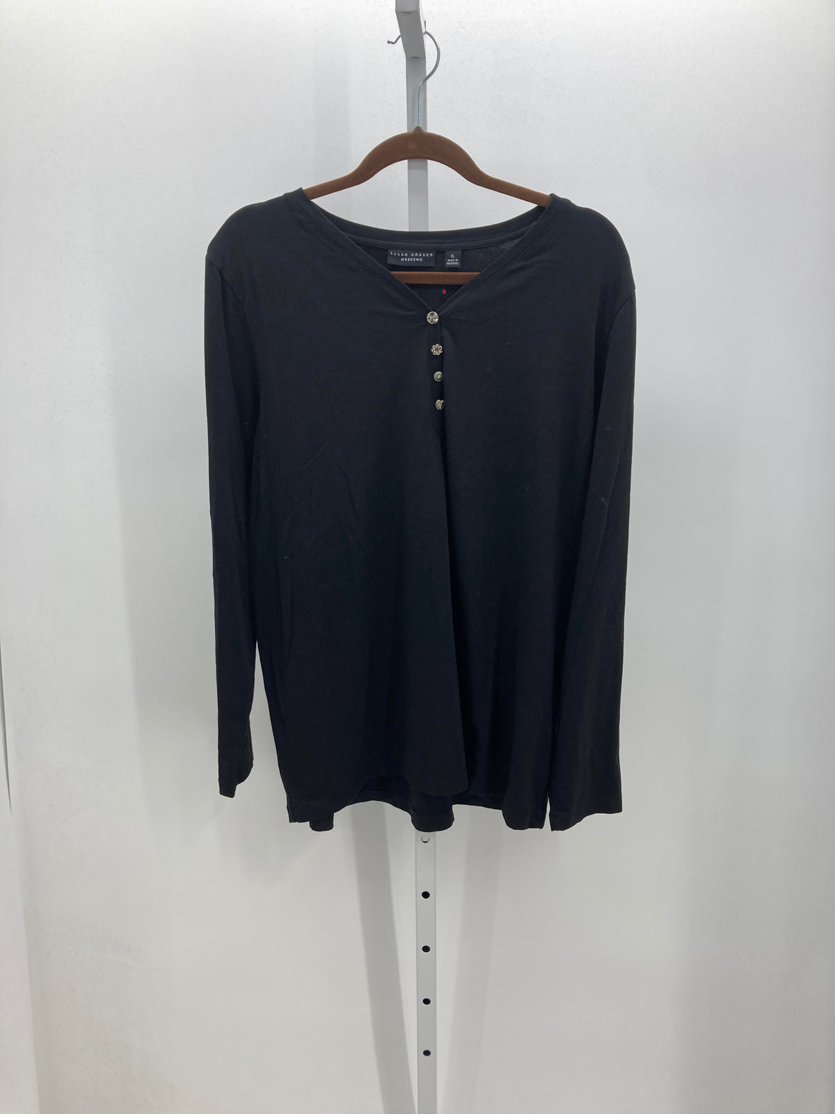 Susan Graver Size Extra Large Misses Long Sleeve Shirt