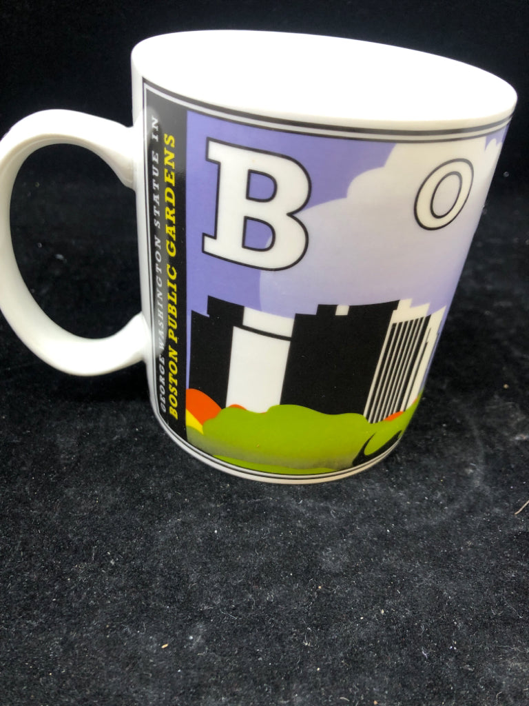 STARBUCKS GEORGE WASHINGTON BOSTON PUBLIC GARDEN MUG.