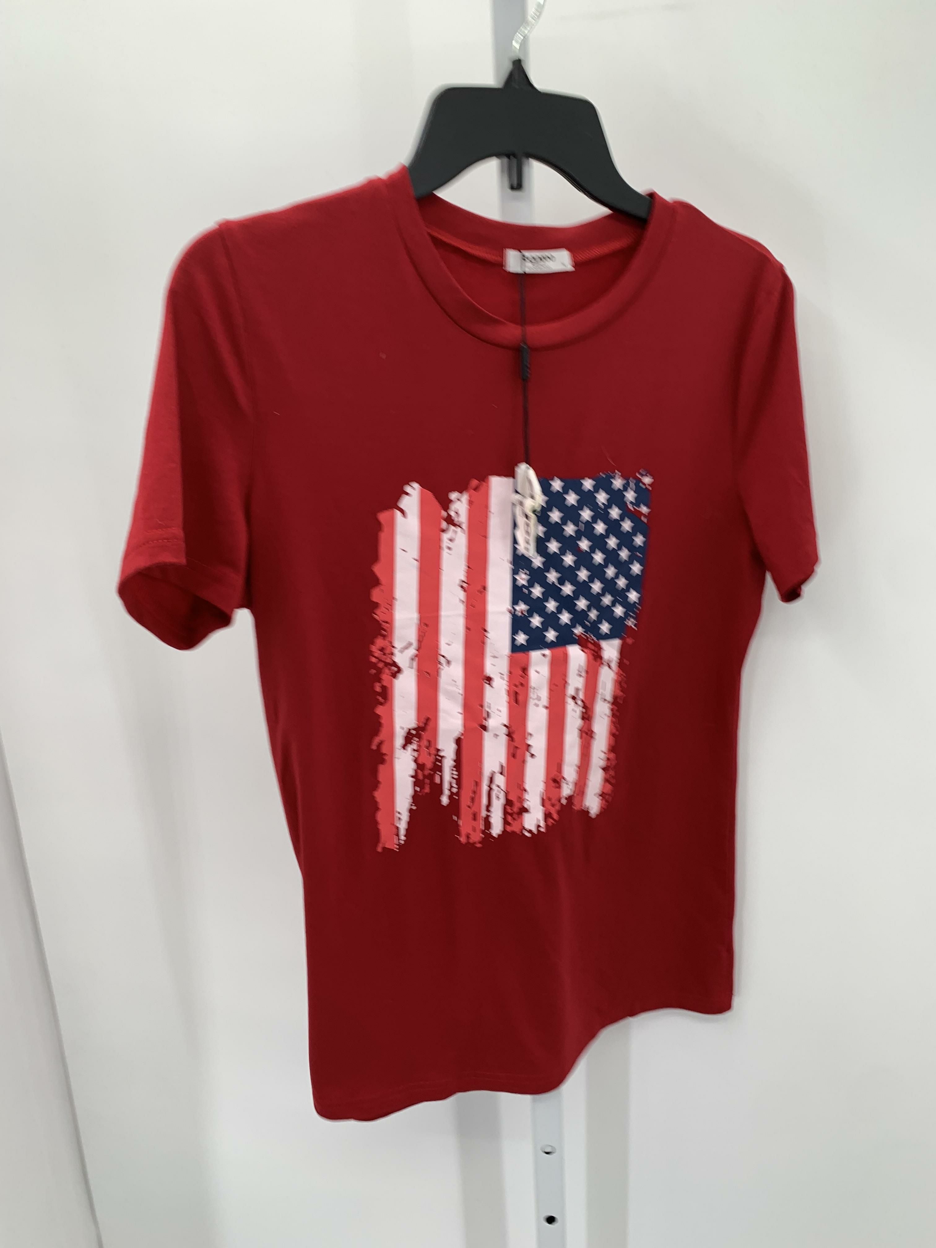 NEW FLAG KNIT TEE.