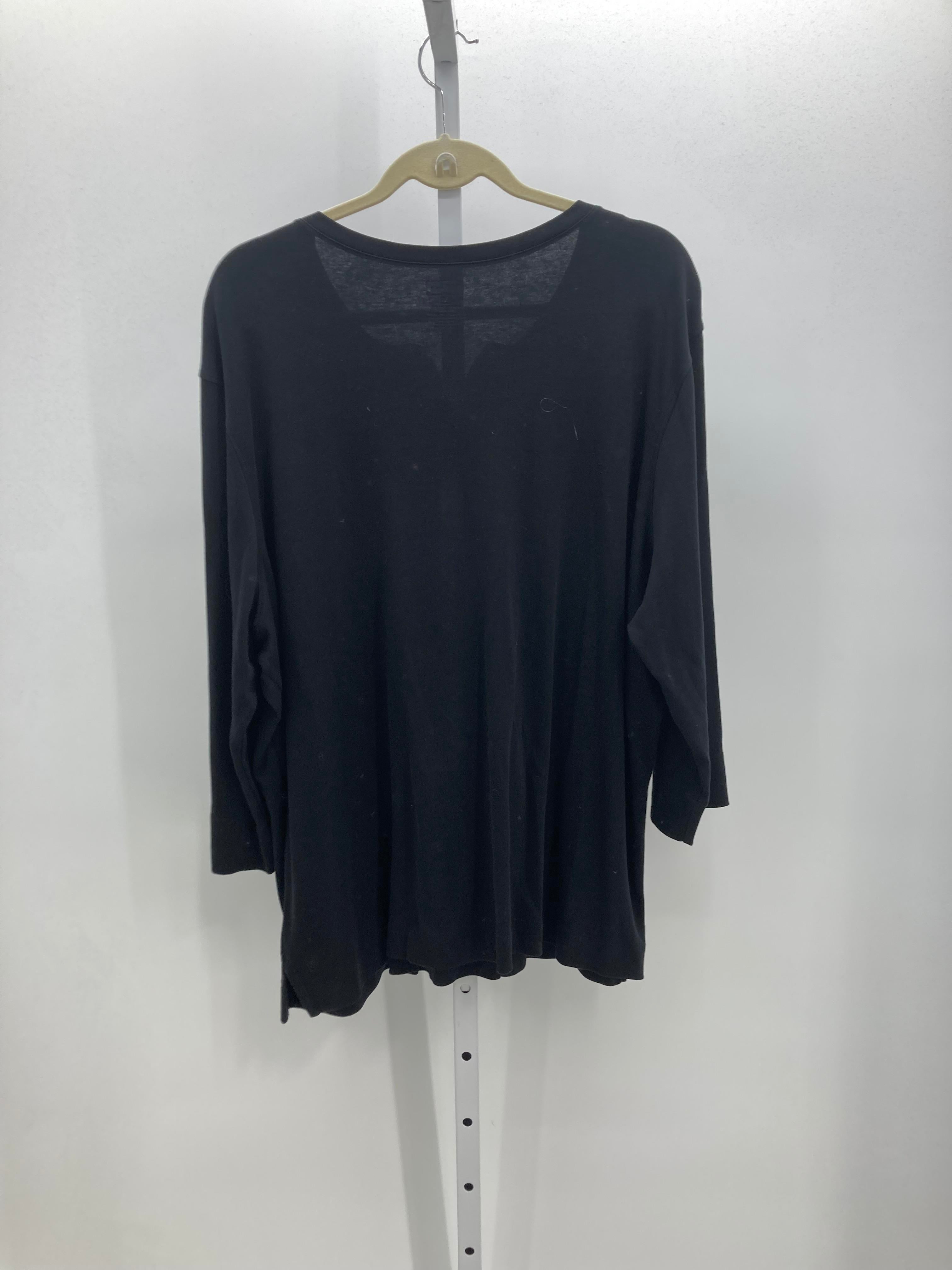 LL Bean Size 3X Womens 3/4 Sleeve Shirt