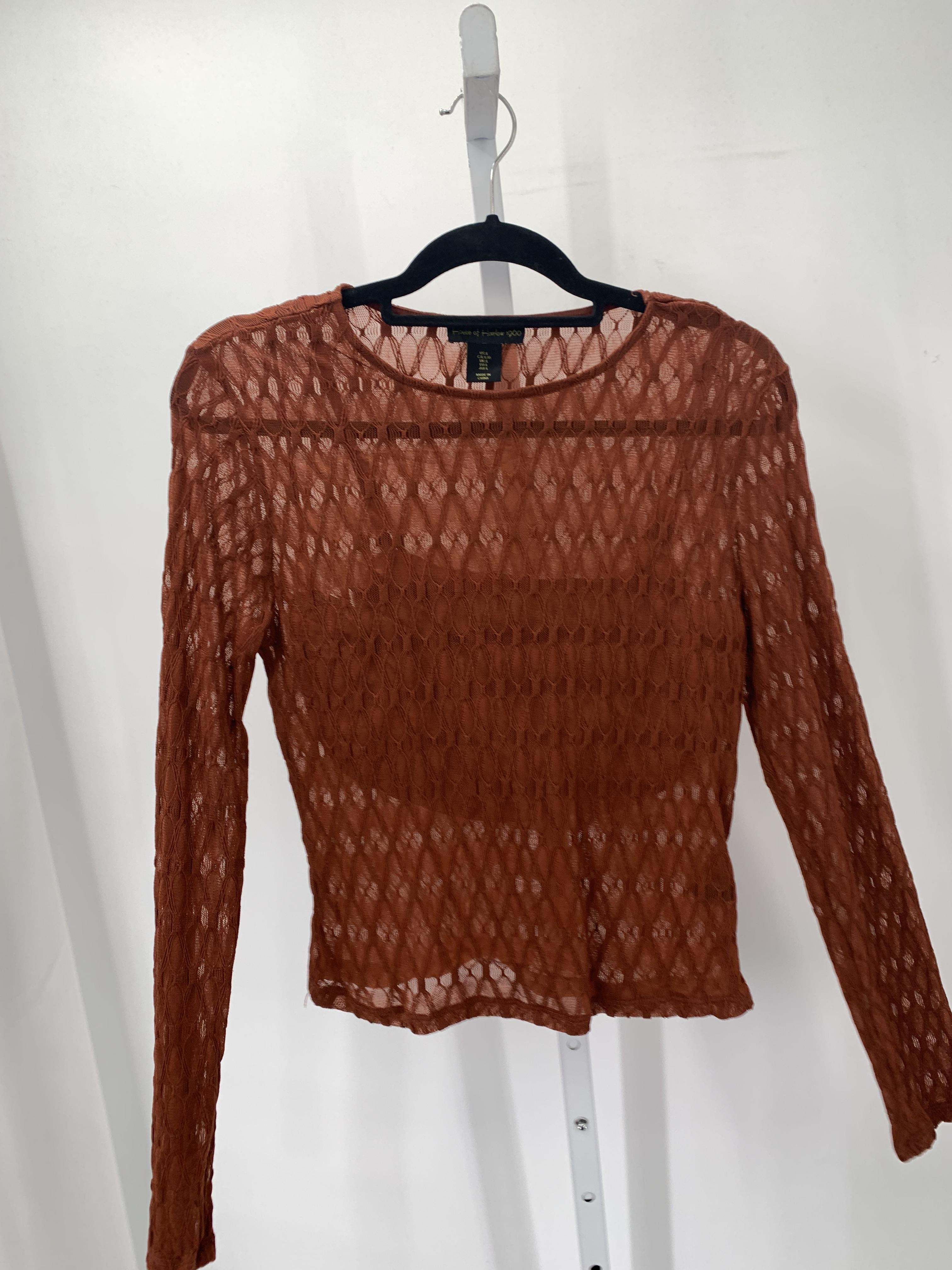 Size Large Juniors Long Sleeve Shirt